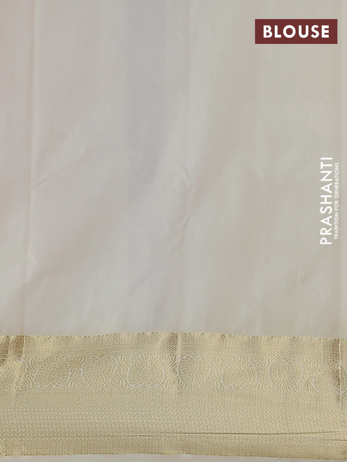 Bangalori silk saree pink and cream with zari woven buttas and zari woven border - Image 2