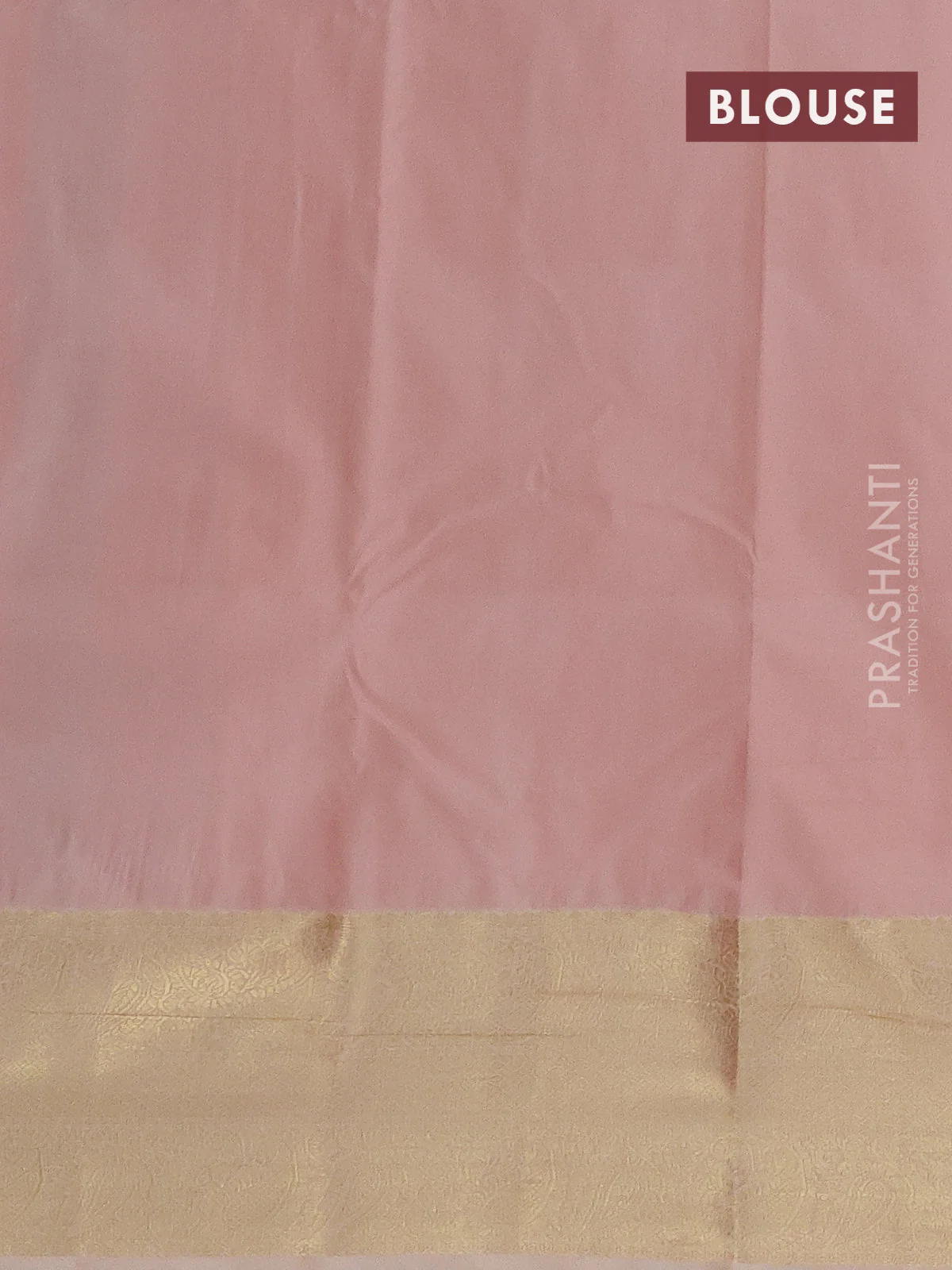Bangalori silk saree purple and sandal with zari woven buttas and zari woven border - Image 2