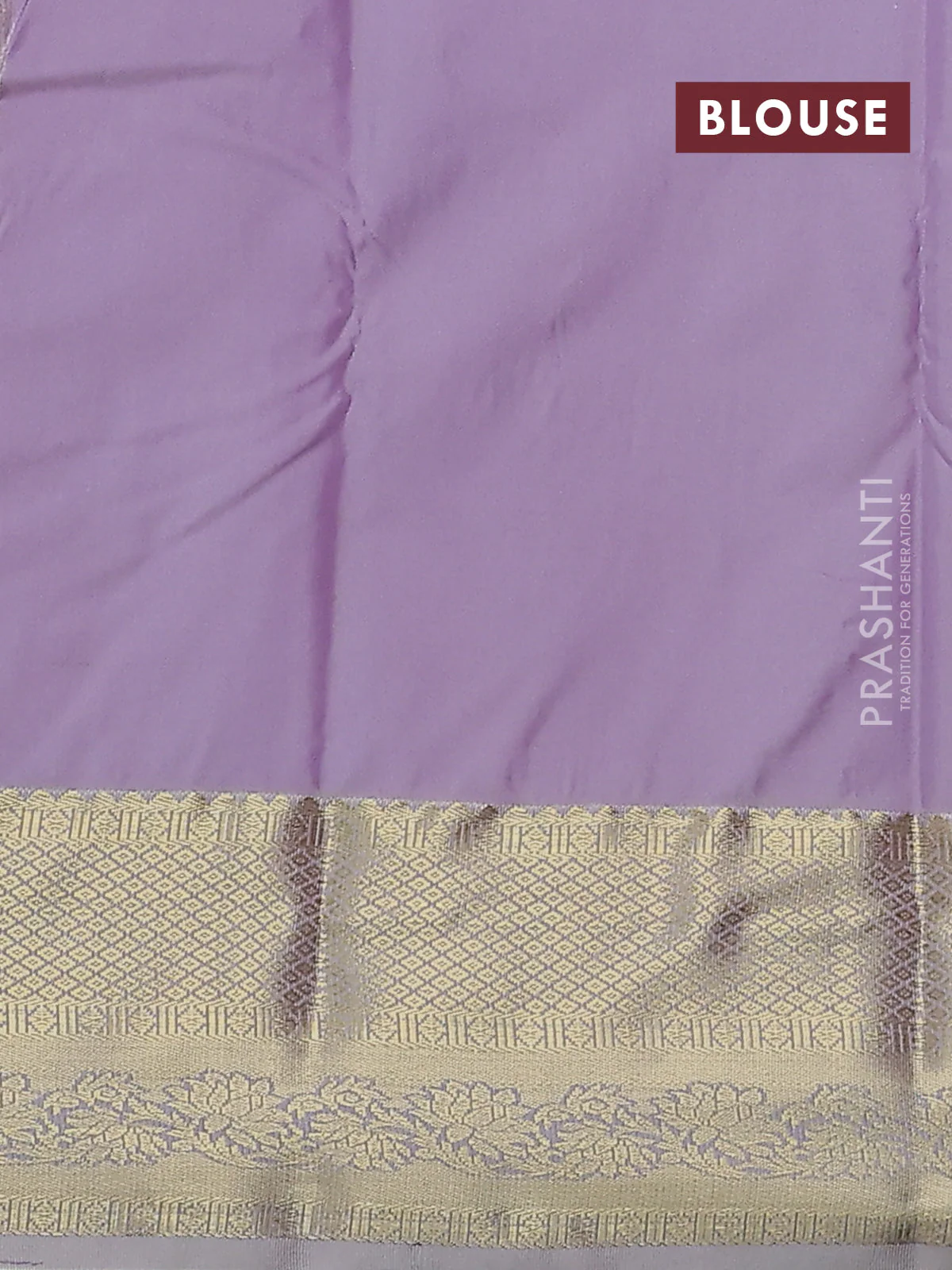 Bangalori silk saree teal green and beige with allover zari stripe pattern and zari woven border - Image 2