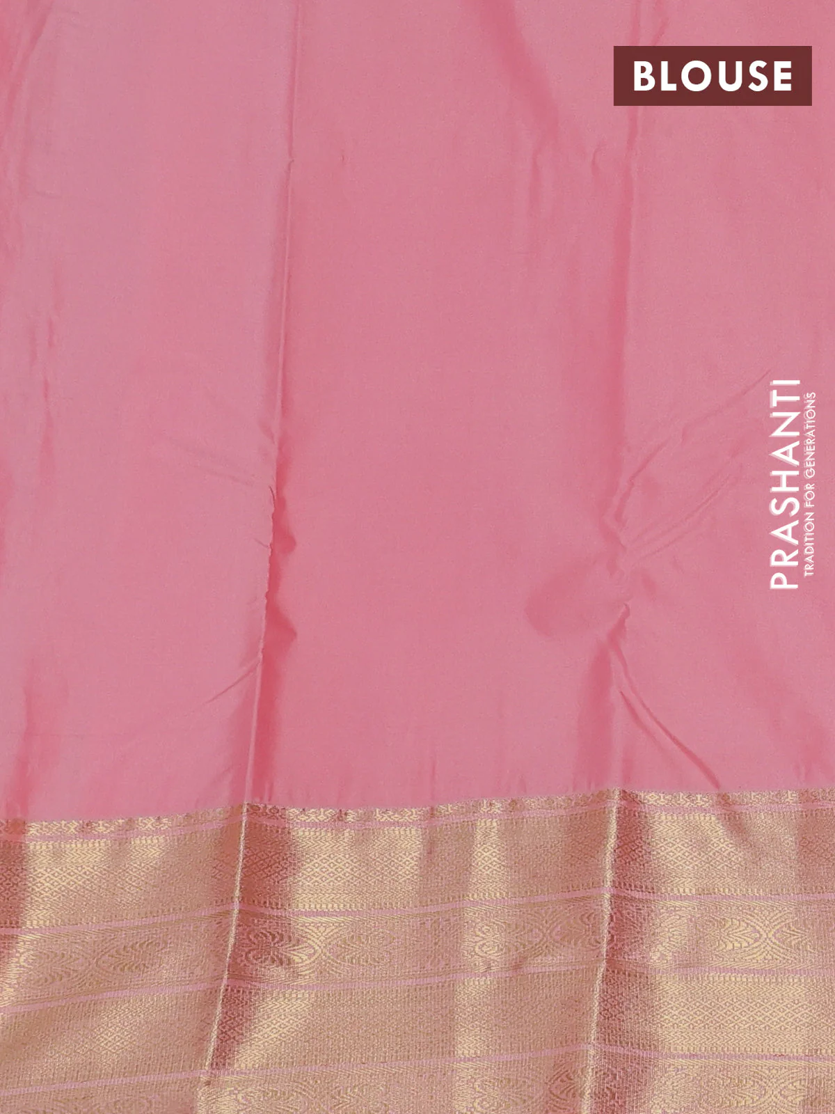 Bangalori silk saree teal green and pastel peach with zari woven buttas and long zari woven border - Image 2
