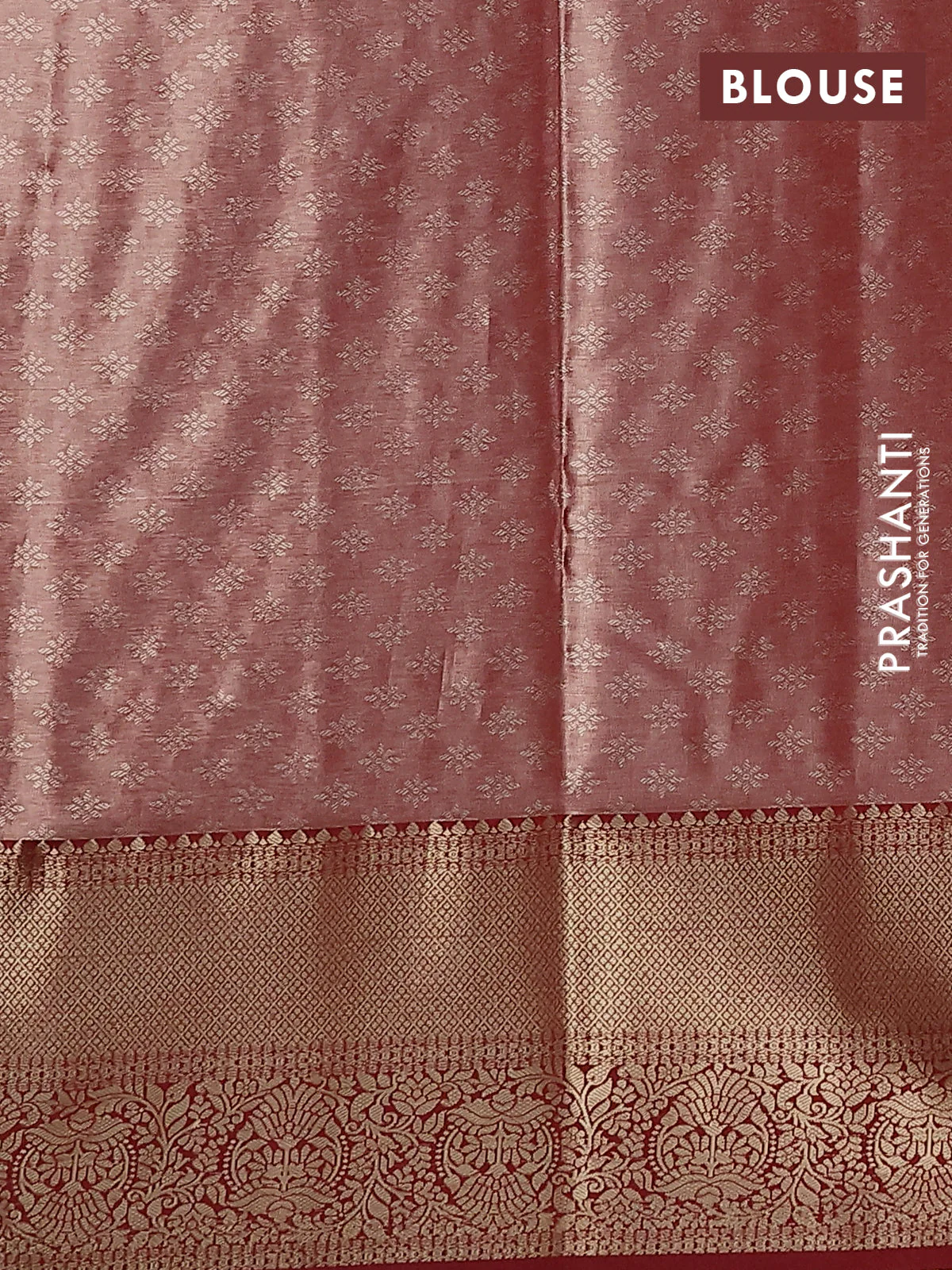 Bangalori tissue silk saree light blue and maroon with zari woven brocade weaves and zari woven border - Image 3