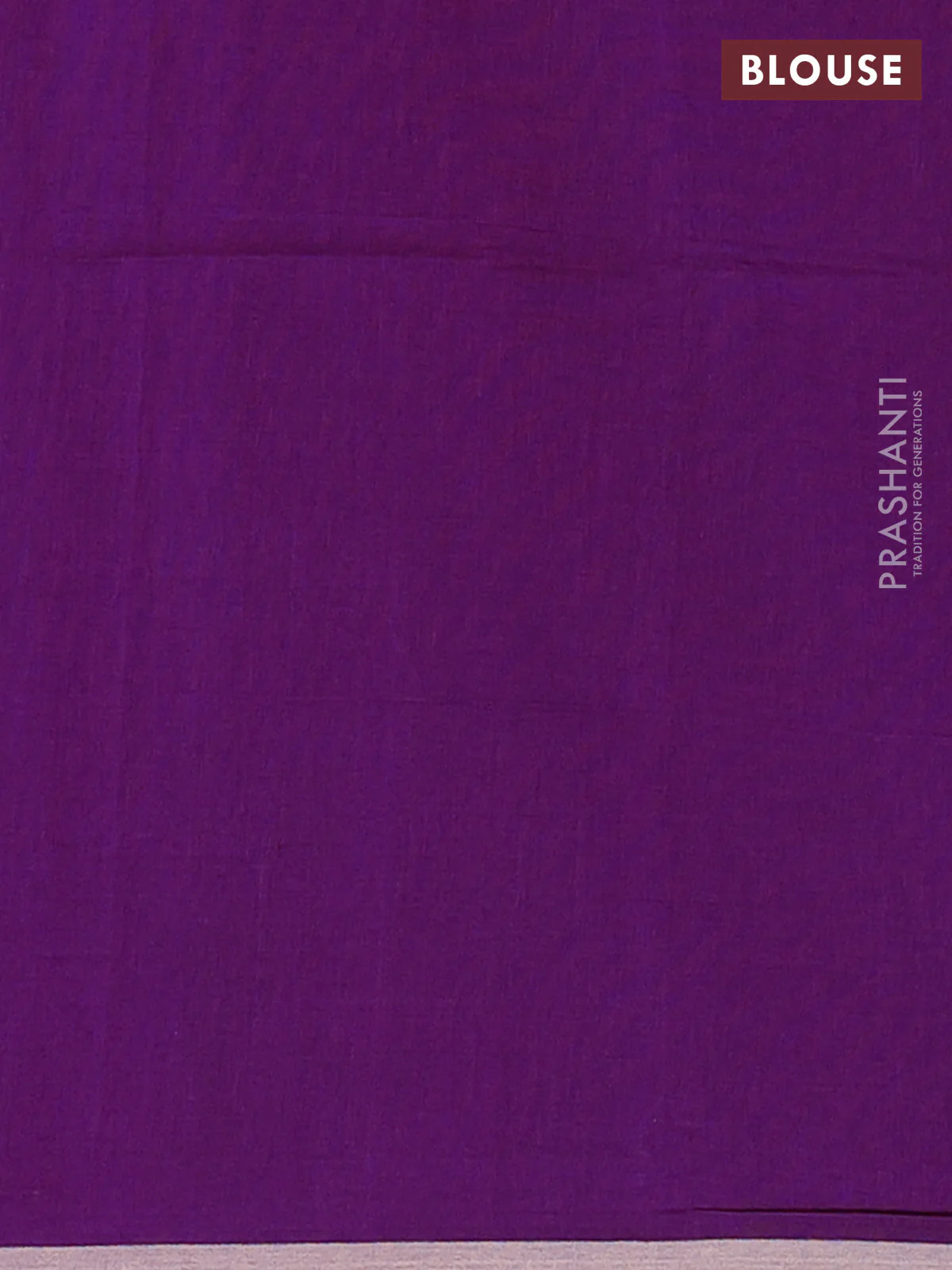 Bengal soft cotton saree dark magenta with thread woven buttas and piping border - Image 4