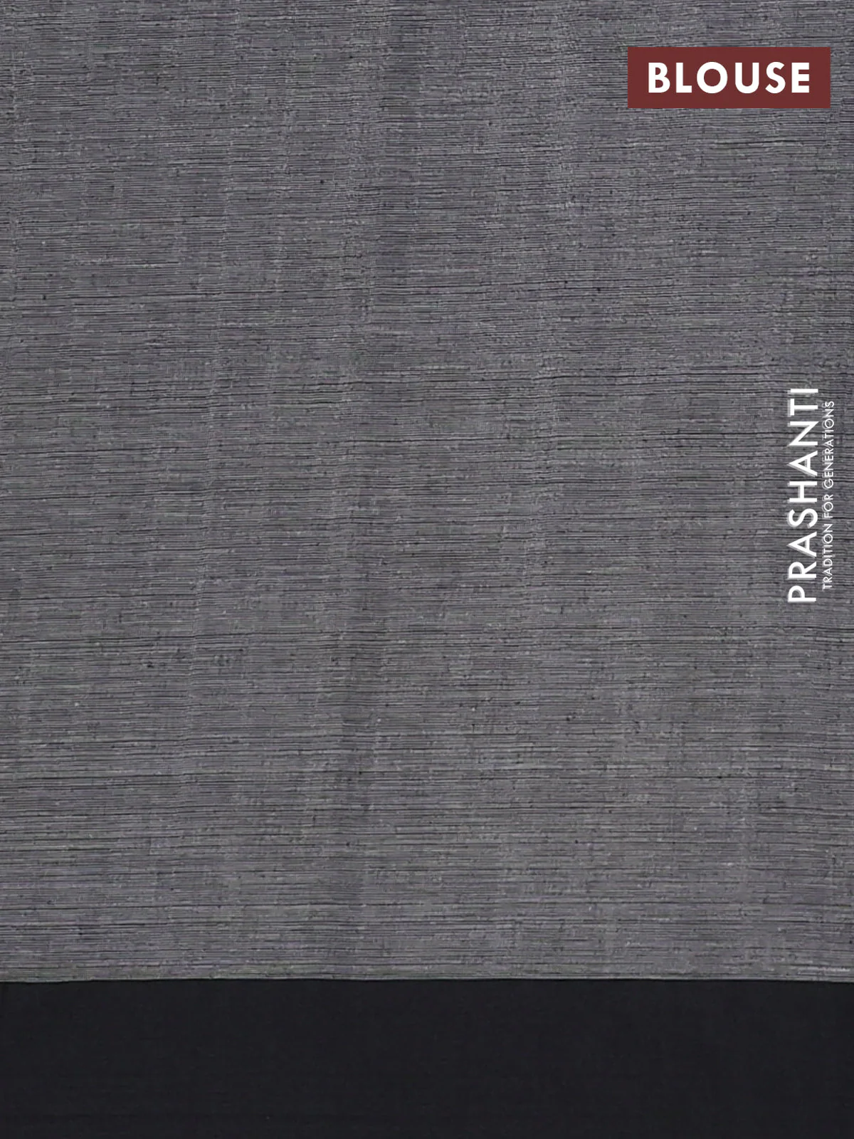 Bengal soft cotton saree dark mustard and grey with allover weaves and simple border - Image 4
