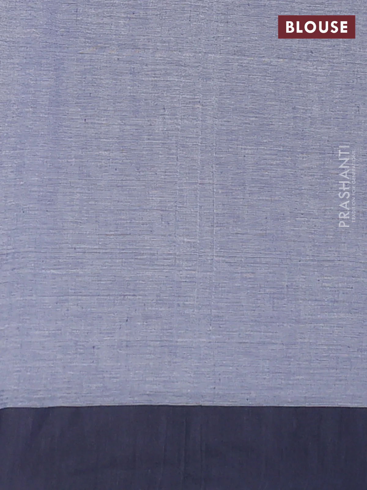 Bengal soft cotton saree grey and black with allover weaves and simple border - Image 4