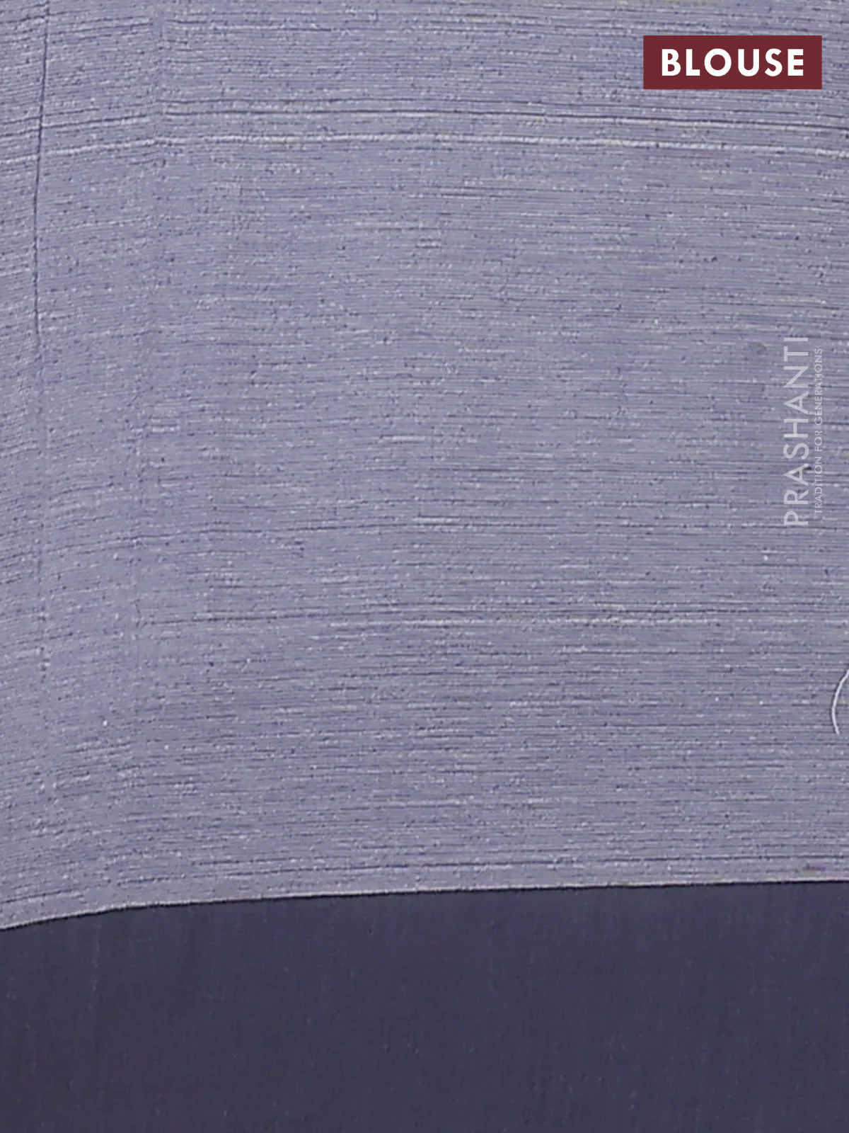 Bengal soft cotton saree grey and black with allover weaves and simple border - Image 4