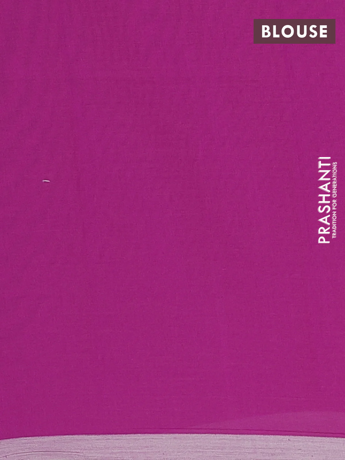 Bengal soft cotton saree magenta pink and beige with thread woven buttas and piping border - Image 4
