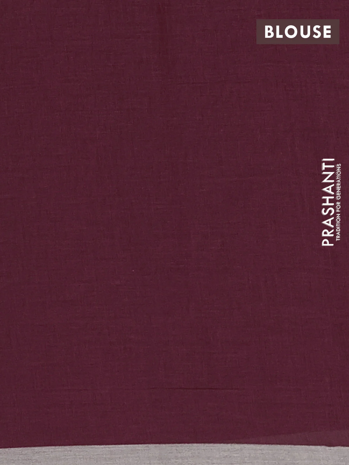 Bengal soft cotton saree maroon and beige with thread woven buttas and piping border - Image 4