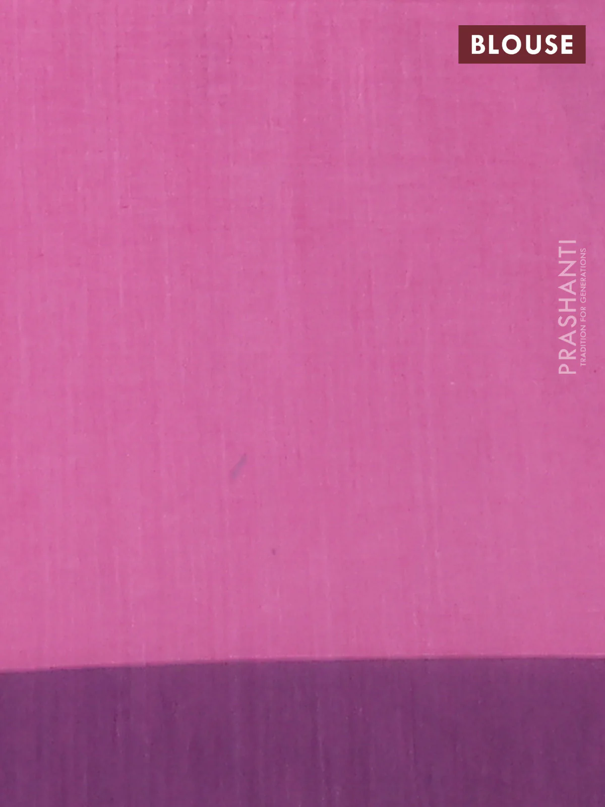 Bengal soft cotton saree mavue pink and navy blue with allover weaves and simple border - Image 4