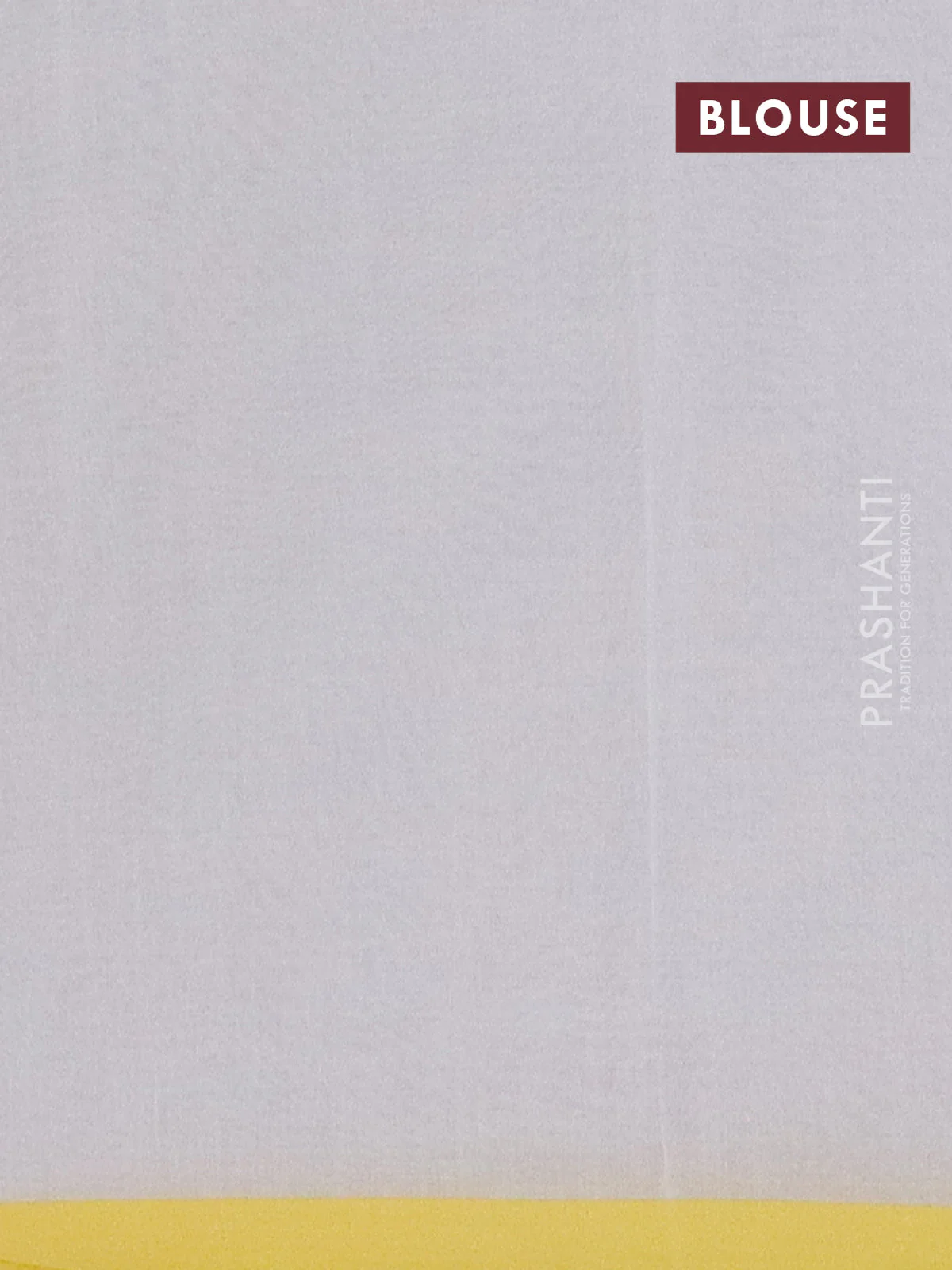 Bengal soft cotton saree off white and yellow with thread woven buttas and temple thread woven border - Image 4
