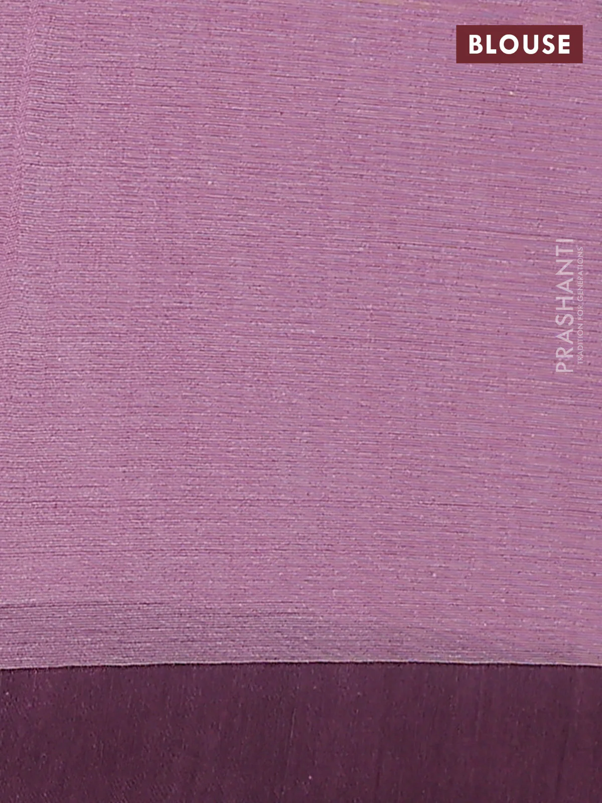 Bengal soft cotton saree pastel pink and grey with allover weaves and simple border - Image 4