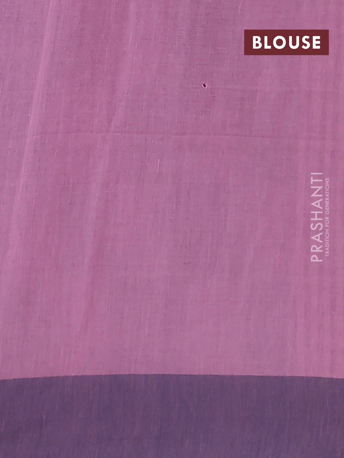 Bengal soft cotton saree pastel pink and navy blue with allover weaves and simple border - Image 4