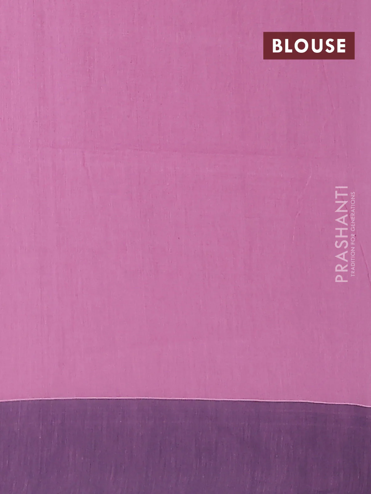 Bengal soft cotton saree pastel pink and navy blue with butta weaves and simple border - Image 4