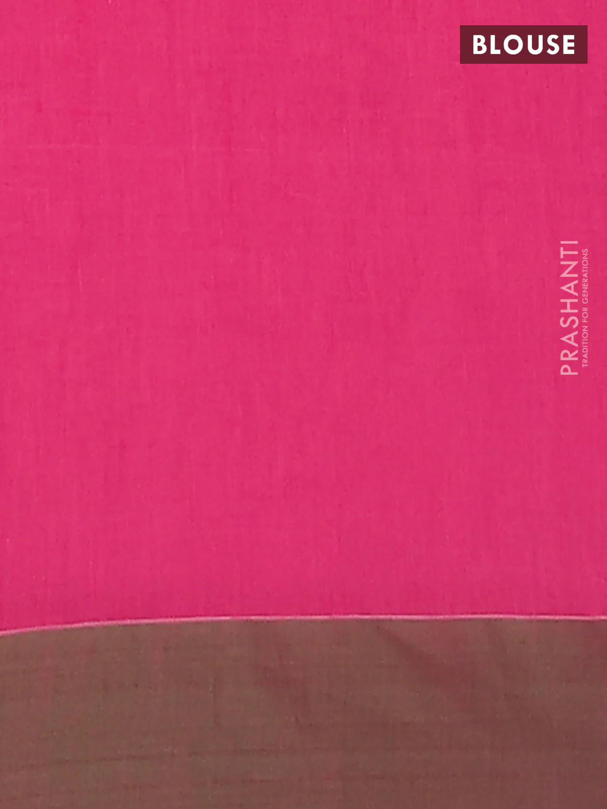 Bengal soft cotton saree peach pink and green with allover butta weaves and simple border - Image 4