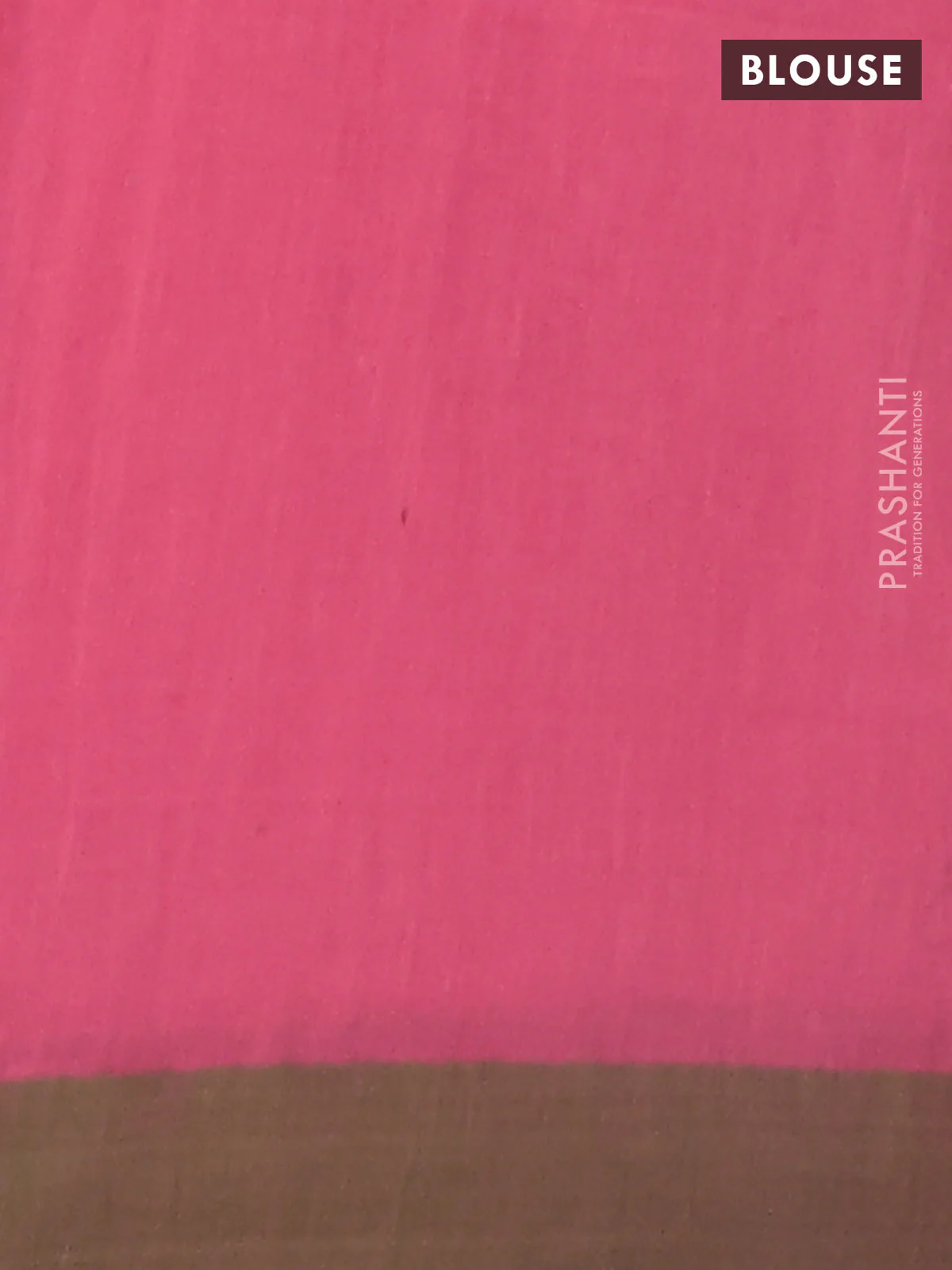 Bengal soft cotton saree peach pink and green with allover weaves and simple border - Image 4