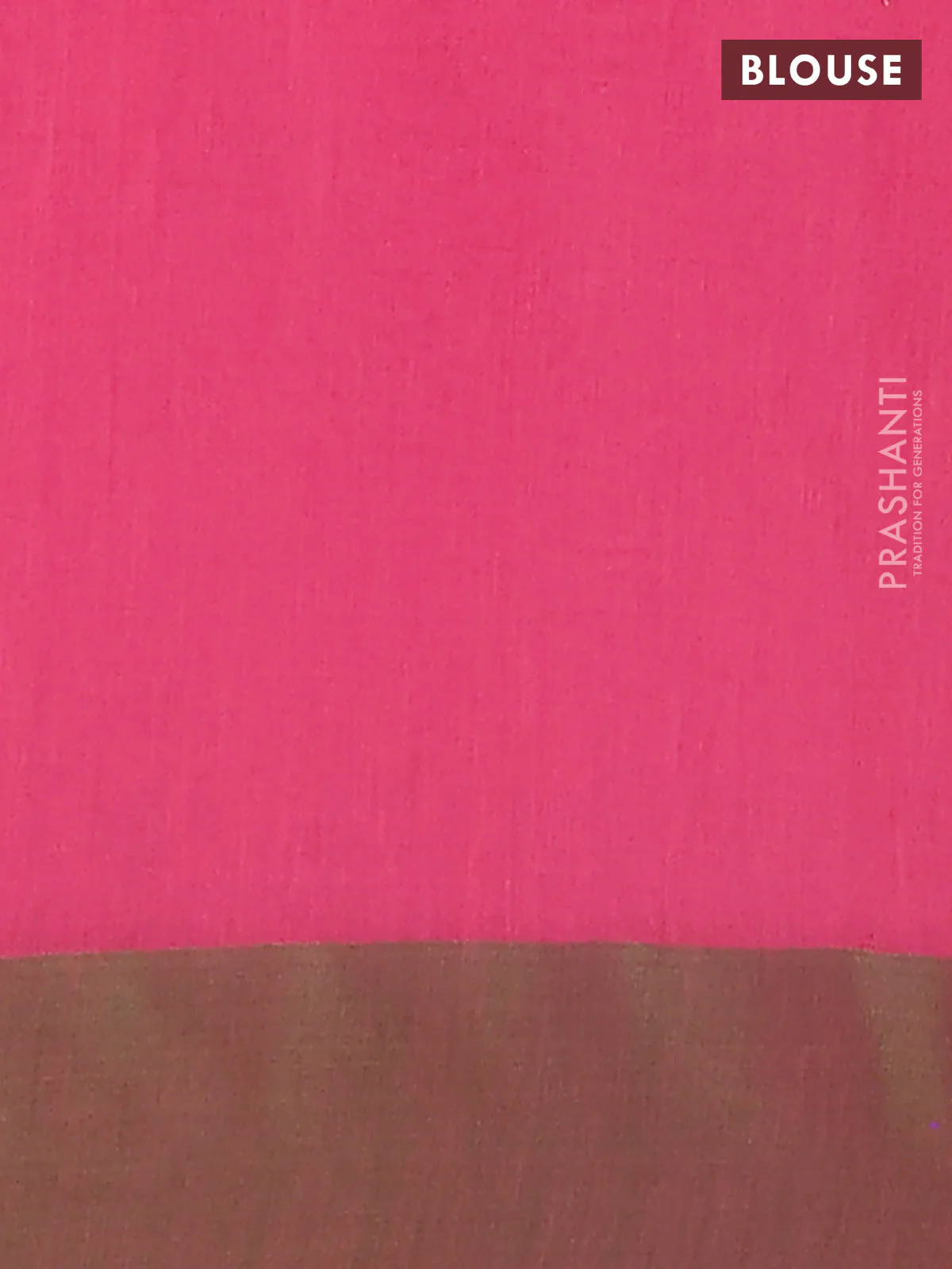Bengal soft cotton saree peach pink and green with allover weaves and simple border - Image 4