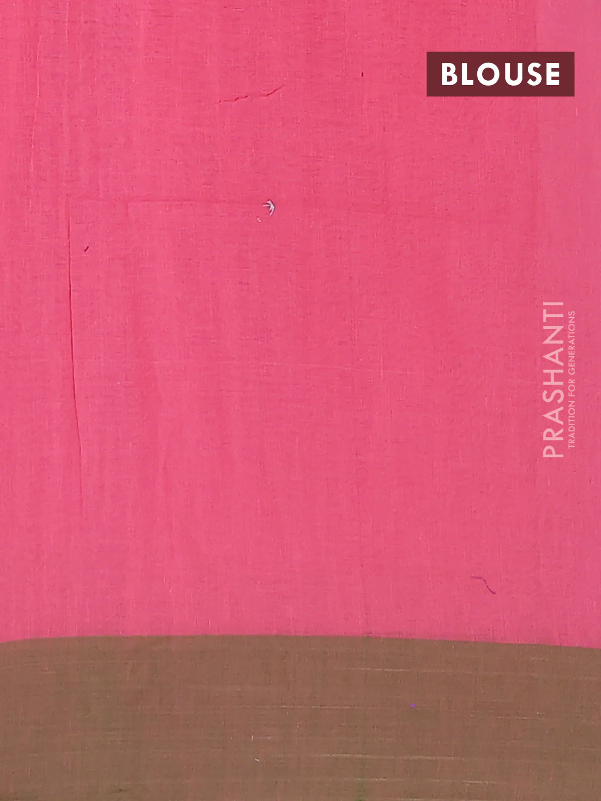 Bengal soft cotton saree pink and dual shade of green with allover weaves and simple border - Image 4