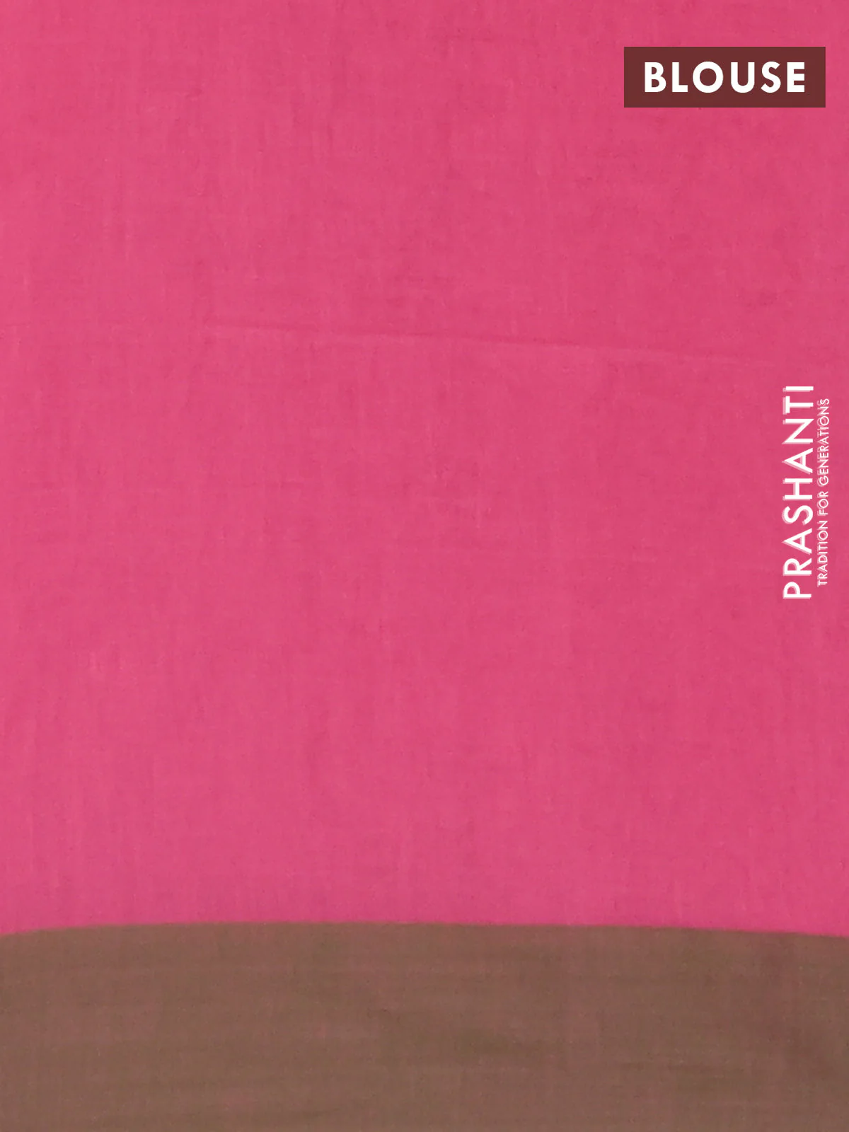 Bengal soft cotton saree pink and green with weaves and simple border - Image 4