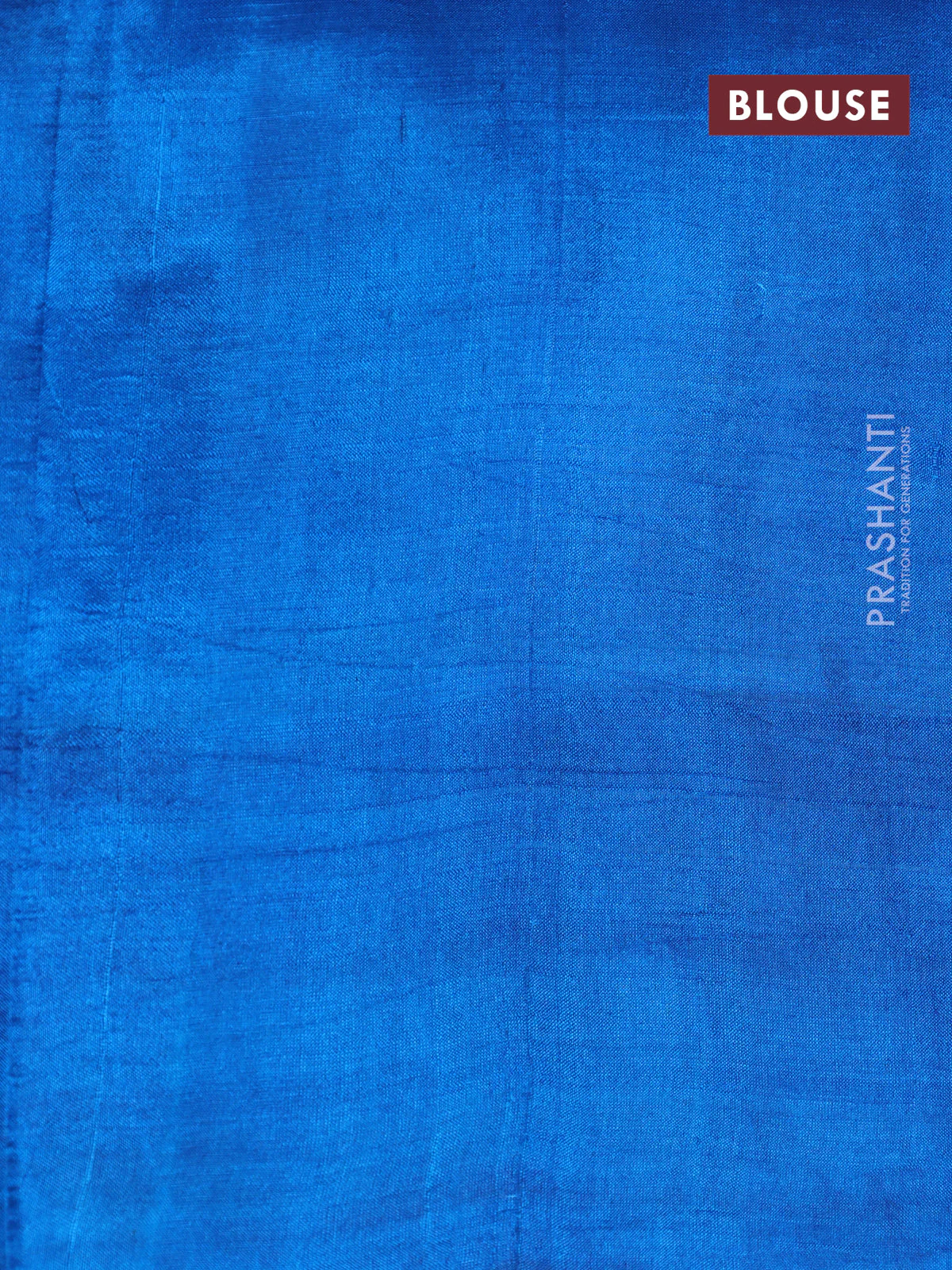 Bishnupuri silk saree light blue and cs blue with butta prints and printed border - Image 4