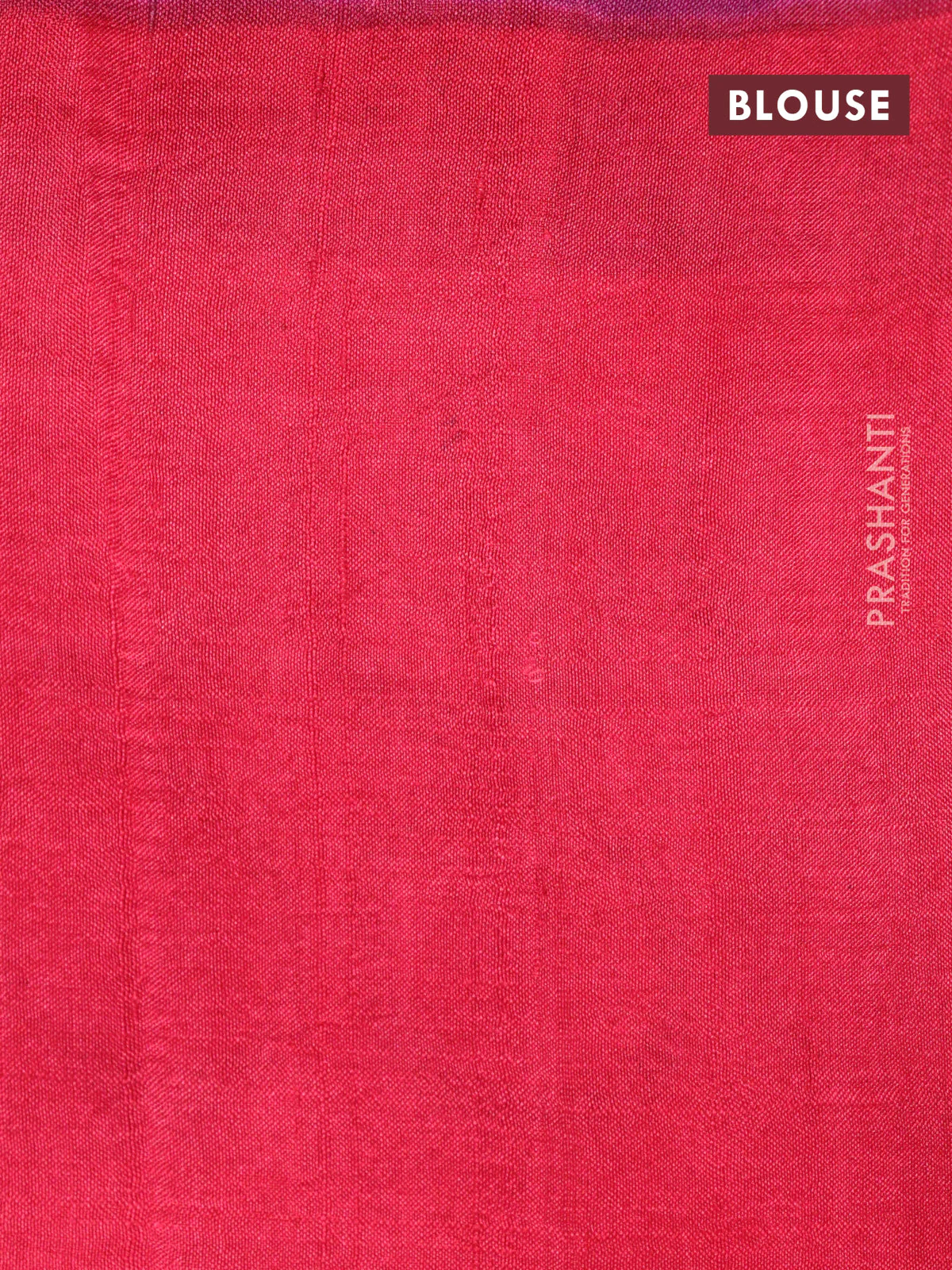 Bishnupuri silk saree peach pink and red with butta prints and printed border - Image 4