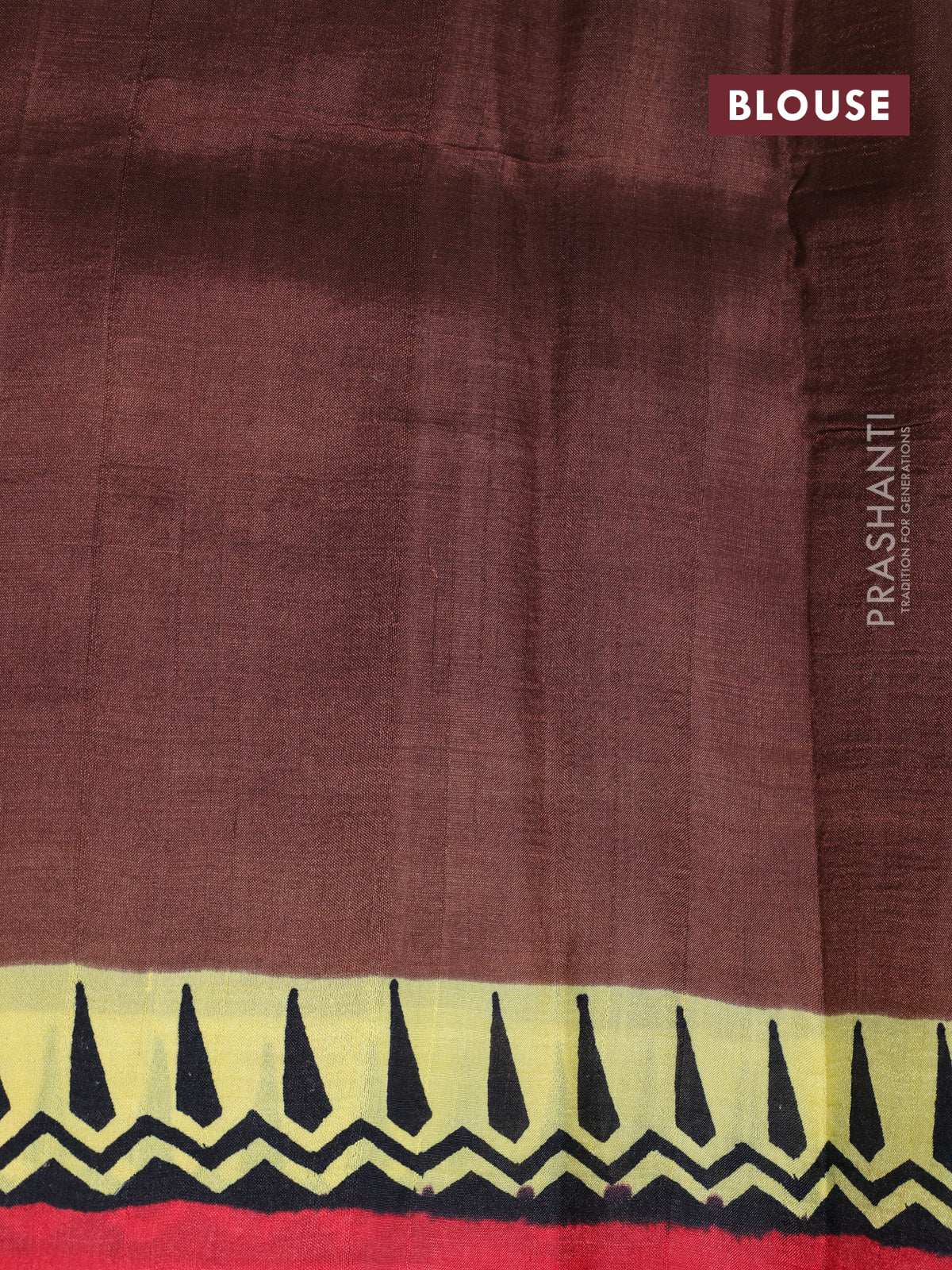 Bishnupuri silk saree yellow and red with butta prints and printed border - Image 4