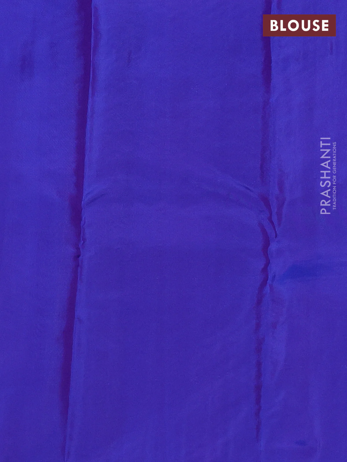Blue Kanchipuram silk saree with matching maanga design antique haaram - Image 3
