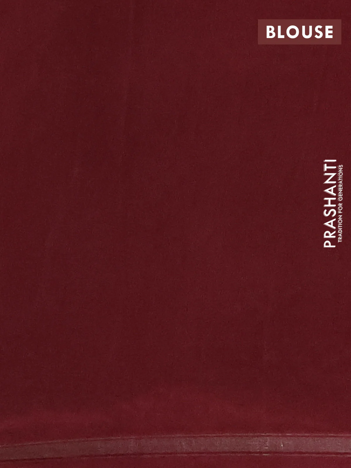 Chanderi silk cotton saree beige and maroon with allover prints and kantha stich work border - Image 4