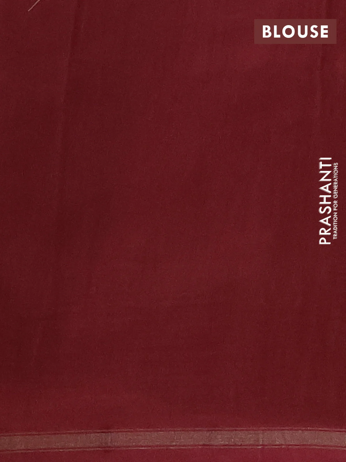 Chanderi silk cotton saree pale yellow and maroon with allover stripes prints and kantha stich work border - Image 4