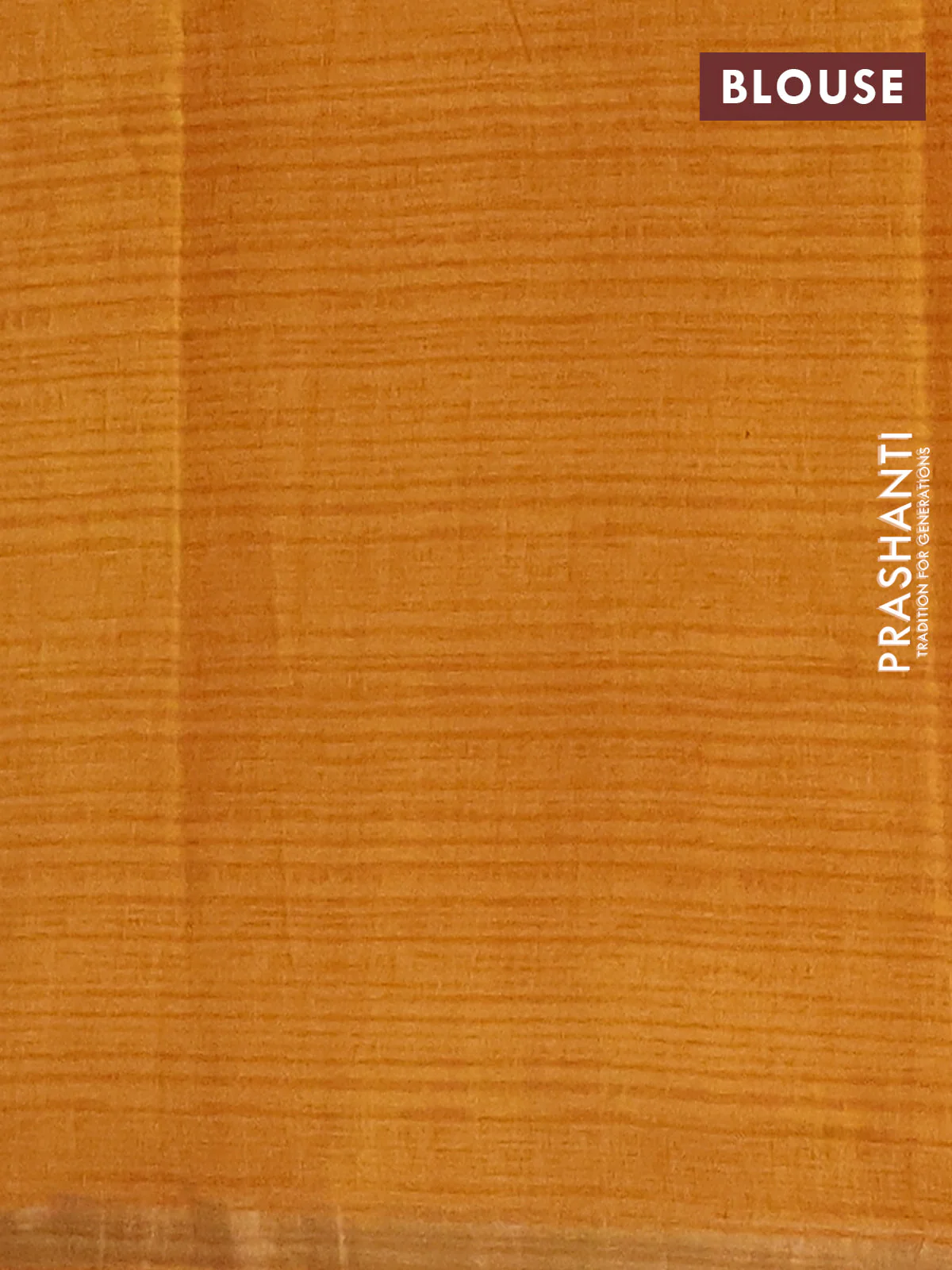 Chanderi silk cotton saree red and dark mustard with allover kalmakari prints and zari woven border - Image 4