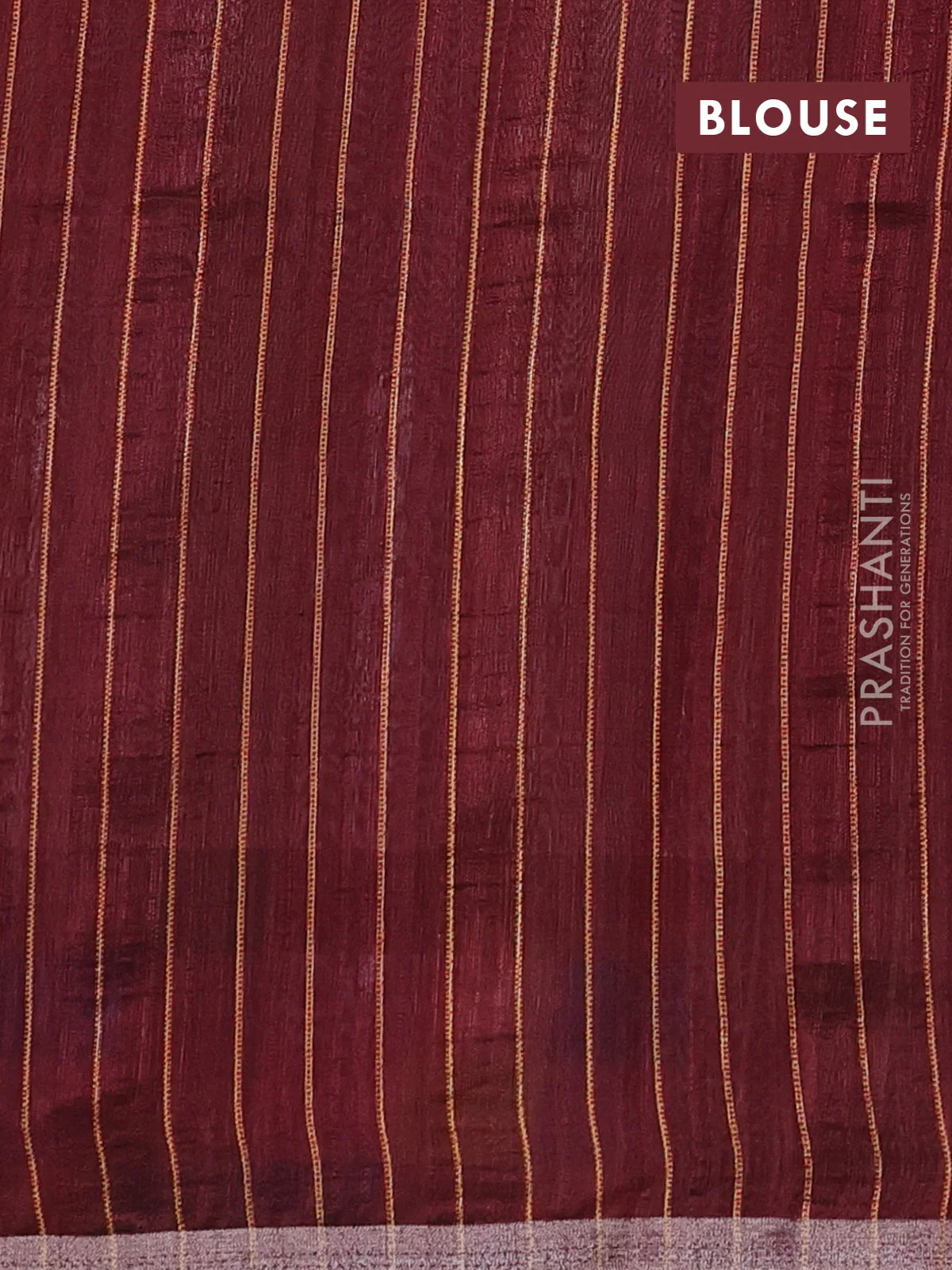 Chappa bhagalpuri saree black and maroon with geometric butta prints and long printed border - Image 7