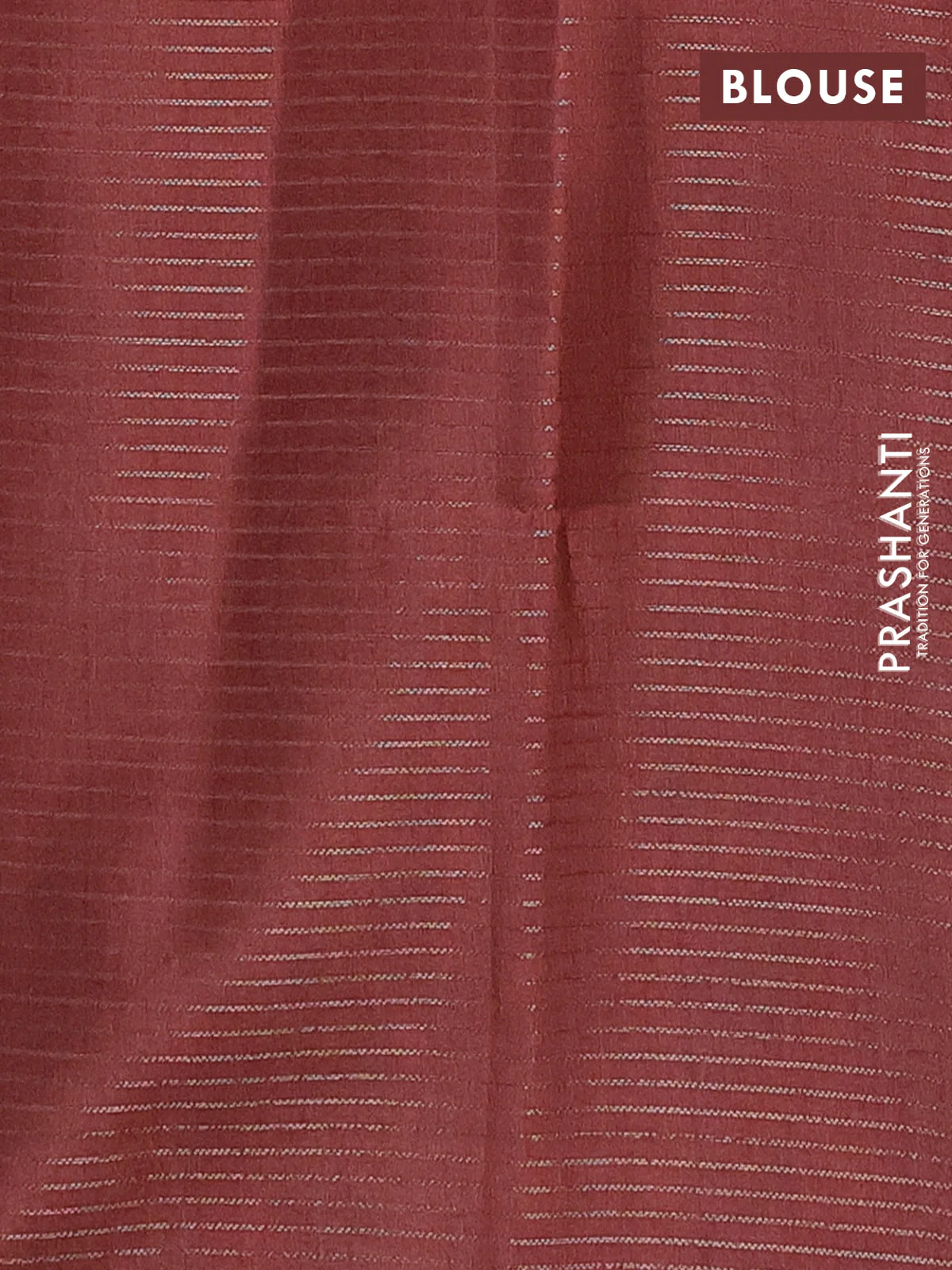 Chappa saree deep maroon and beige with allover small zari checked pattern and floral digital printed pallu - Image 4