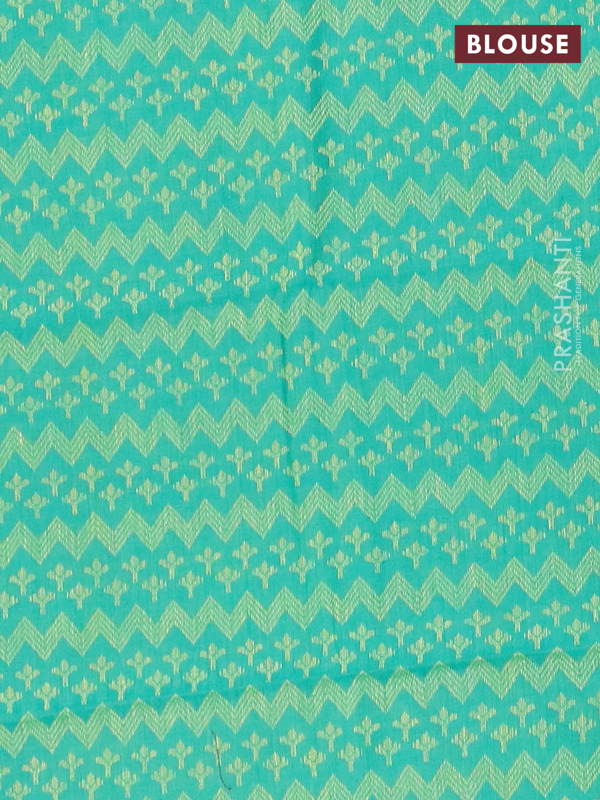 Chettinad cotton saree bottle green and teal green with plain body and rettapet zari woven butta border - Image 4