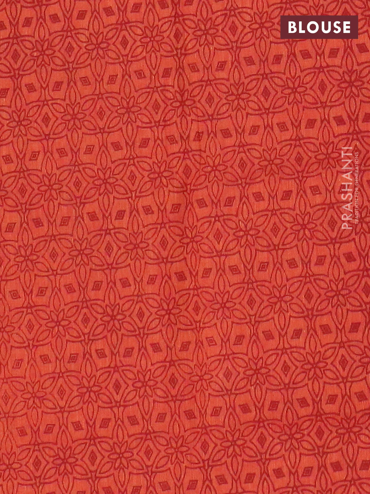 Chettinad cotton saree dark sandal and red with plain body and rettapet zari woven butta border - Image 4
