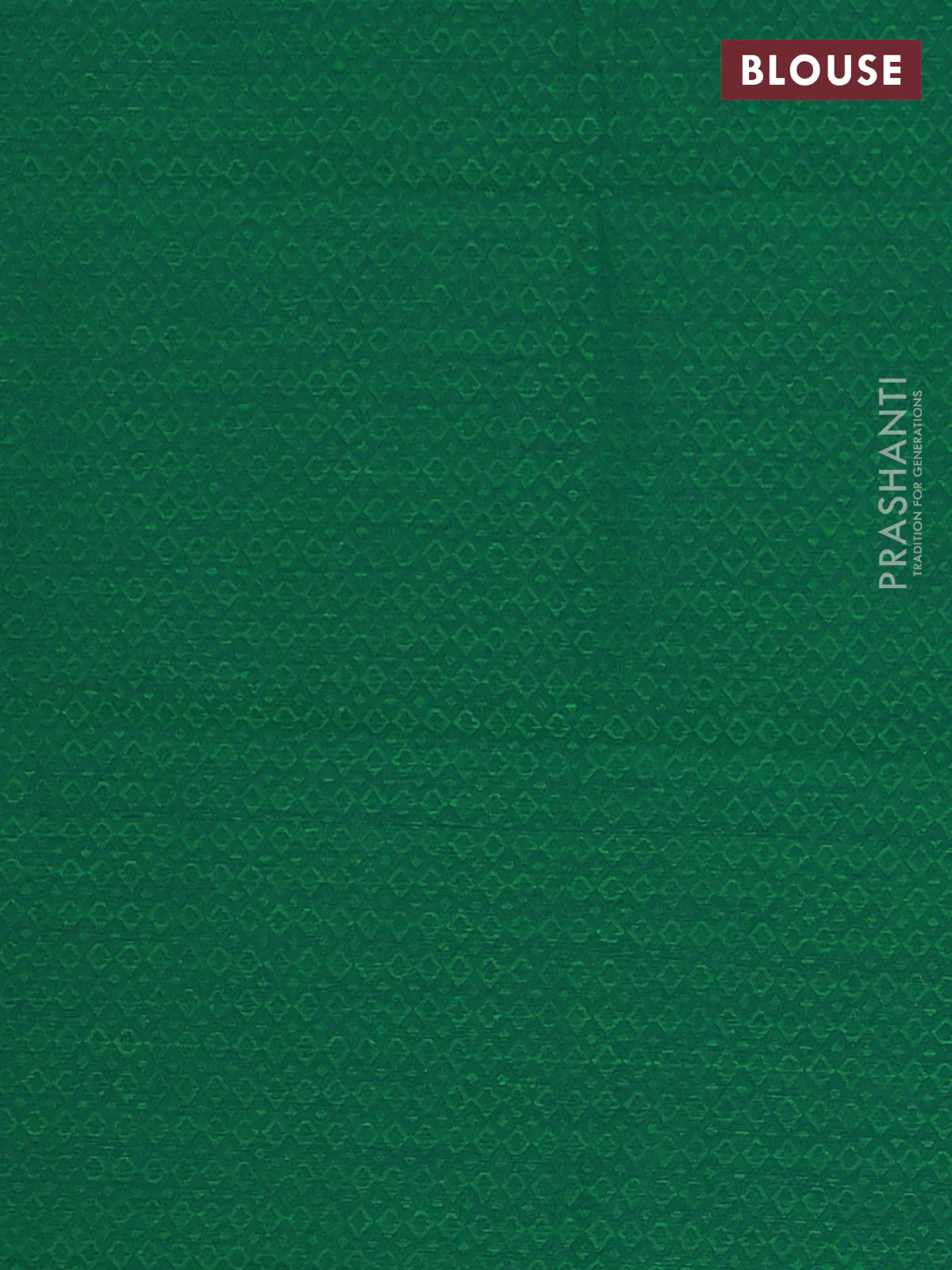 Chettinad cotton saree deep maroon and green with thread woven buttas and zari woven border - Image 4