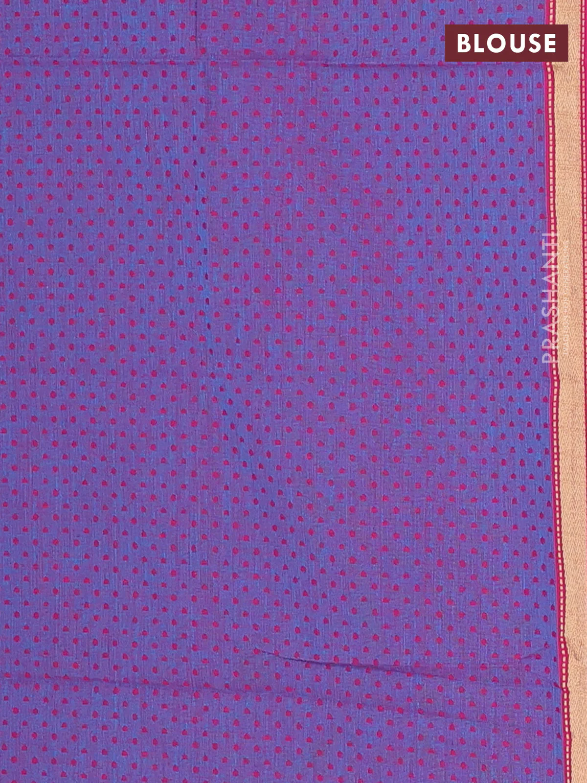 Chettinad cotton saree dual shade of greenish blue and purple with allover thread stripes pattern and zari woven simple border - Image 4