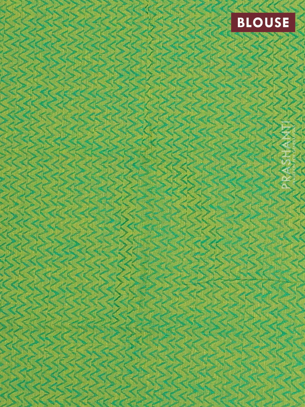 Chettinad cotton saree dual shade of orange and green with thread woven buttas and peacock zari woven border - Image 4