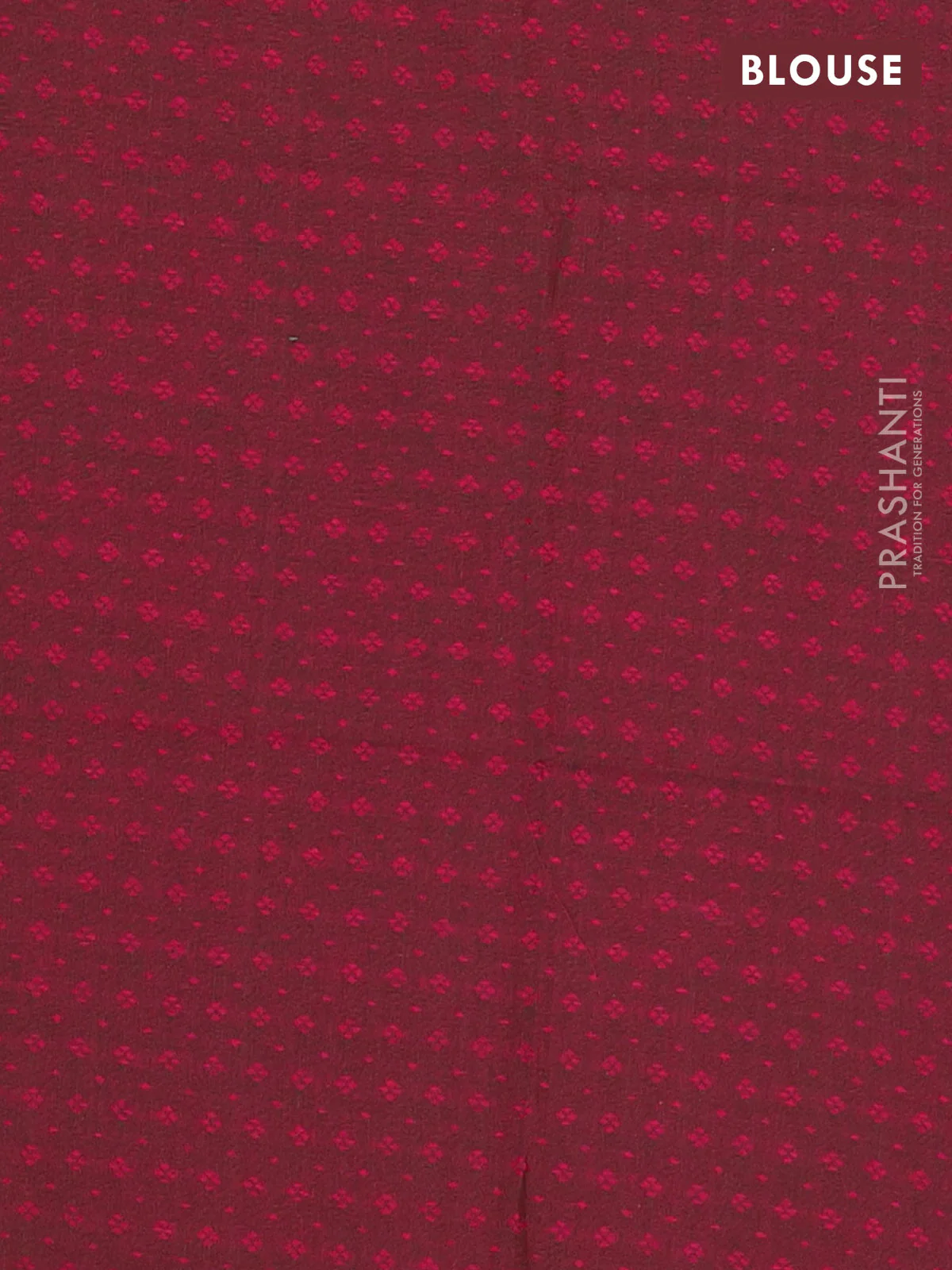 Chettinad cotton saree dual shade of pink and maroon with allover checked pattern and thread woven border - Image 4