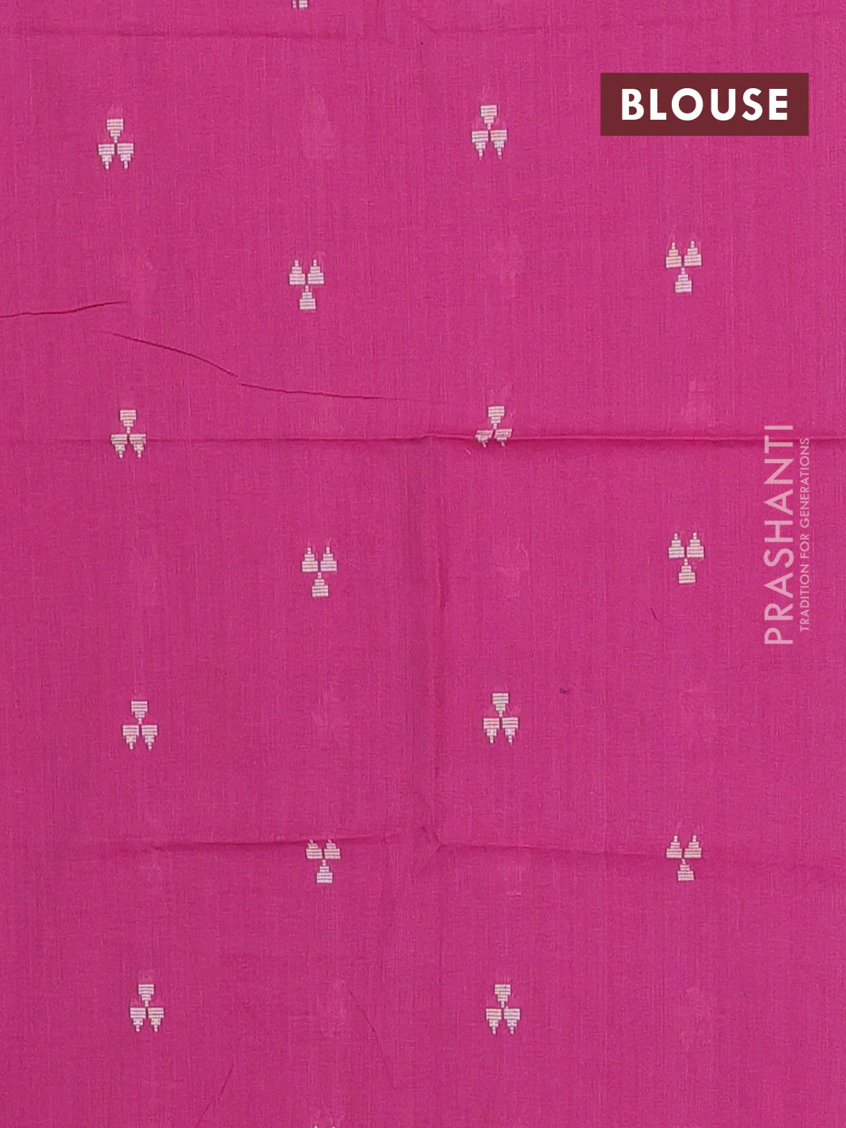 Chettinad cotton saree green and pink with plain body and thread & zari woven border - Image 4