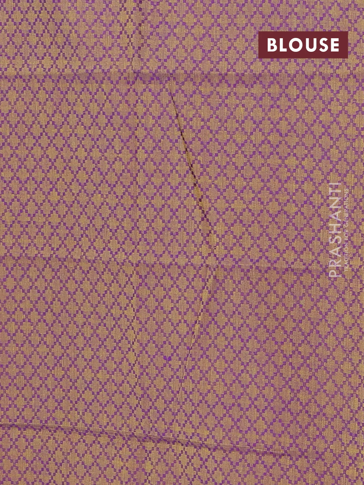 Chettinad cotton saree magenta pink and purple with plain body and rettapet zari woven border - Image 4