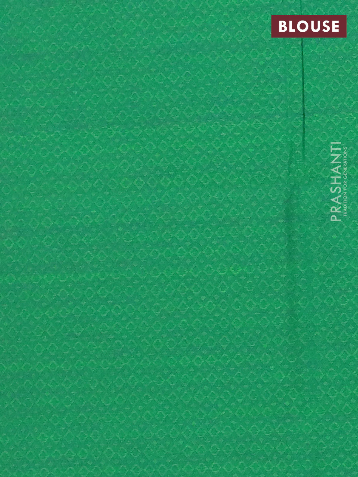 Chettinad cotton saree maroon and green with thread woven buttas and zari woven border - Image 4