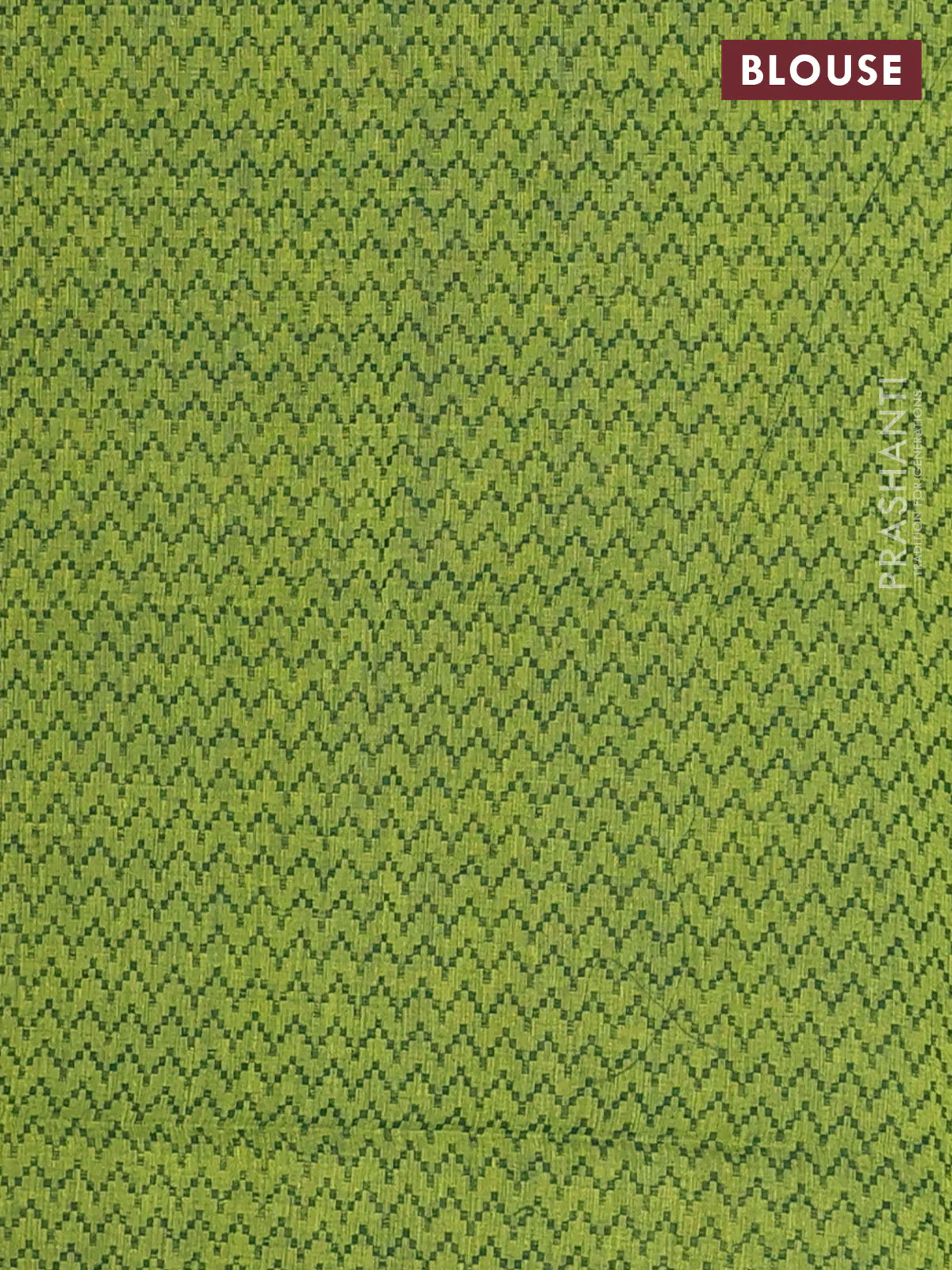 Chettinad cotton saree mustard yellow and lime green with allover small checked pattern and zari woven border - Image 4