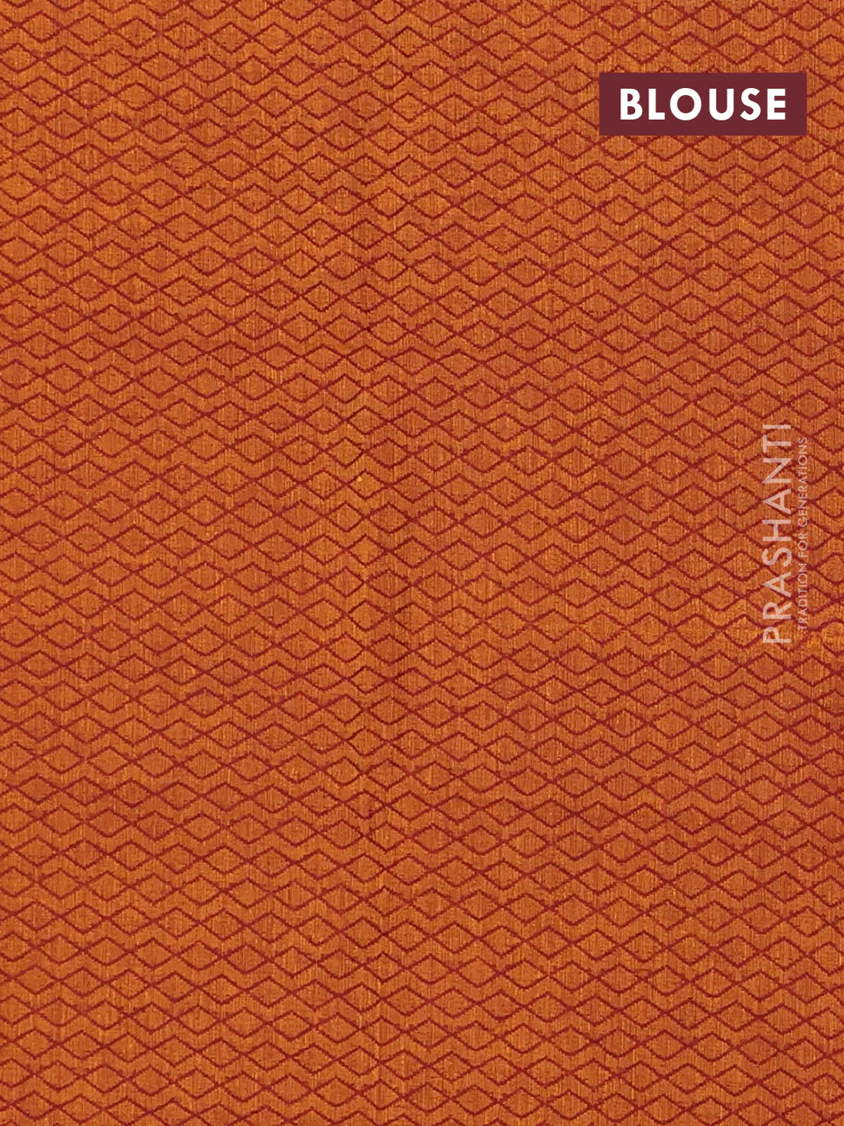 Chettinad cotton saree mustard yellow and rust shade with zari woven buttas and zari woven border - Image 4
