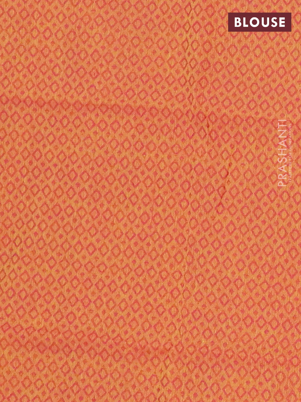 Chettinad cotton saree pink and dark mustard with allover checks & thread buttas and zari woven muniya border - Image 4