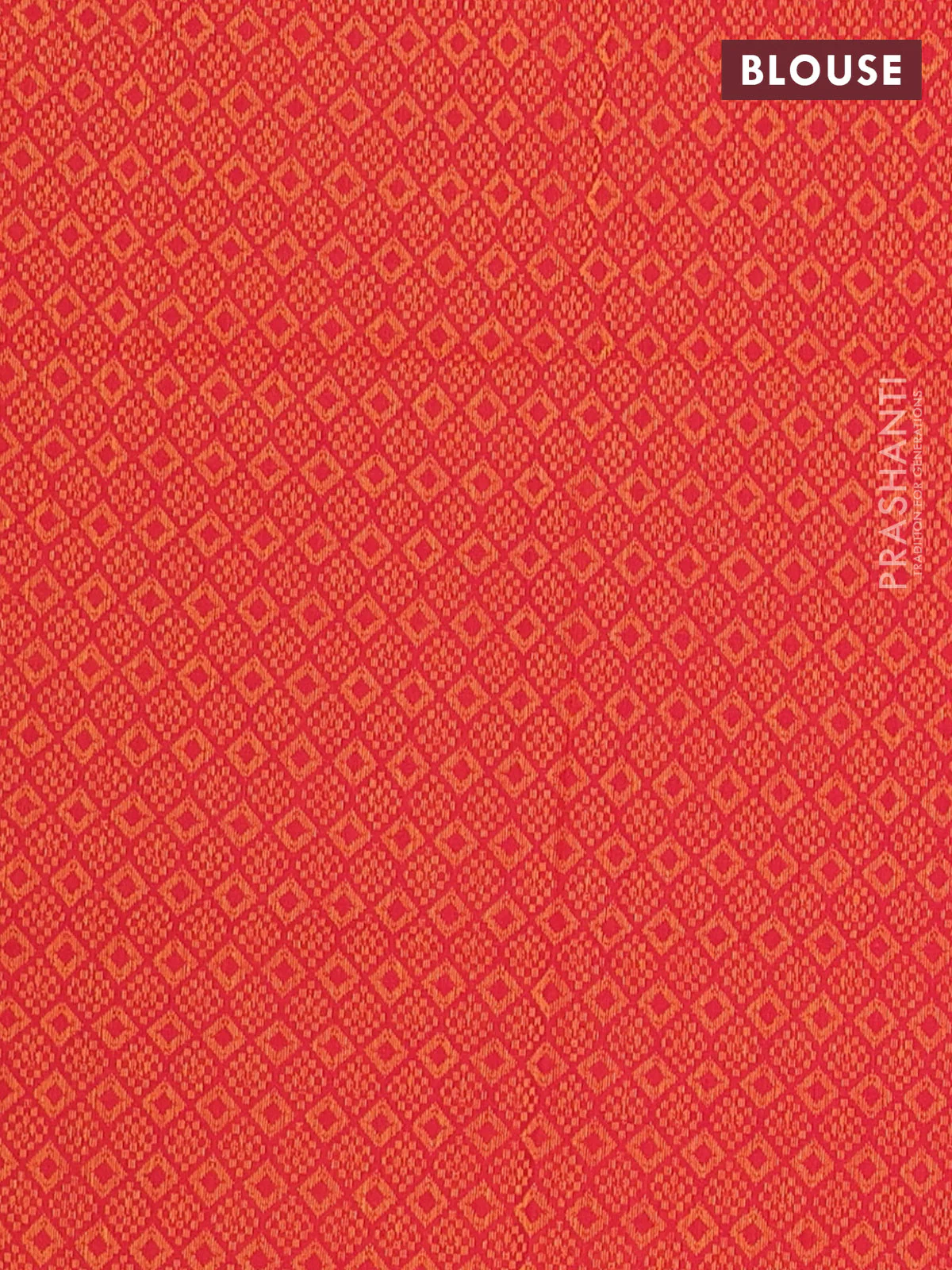 Chettinad cotton saree purple and red with thread woven buttas and temple design zari woven border - Image 4