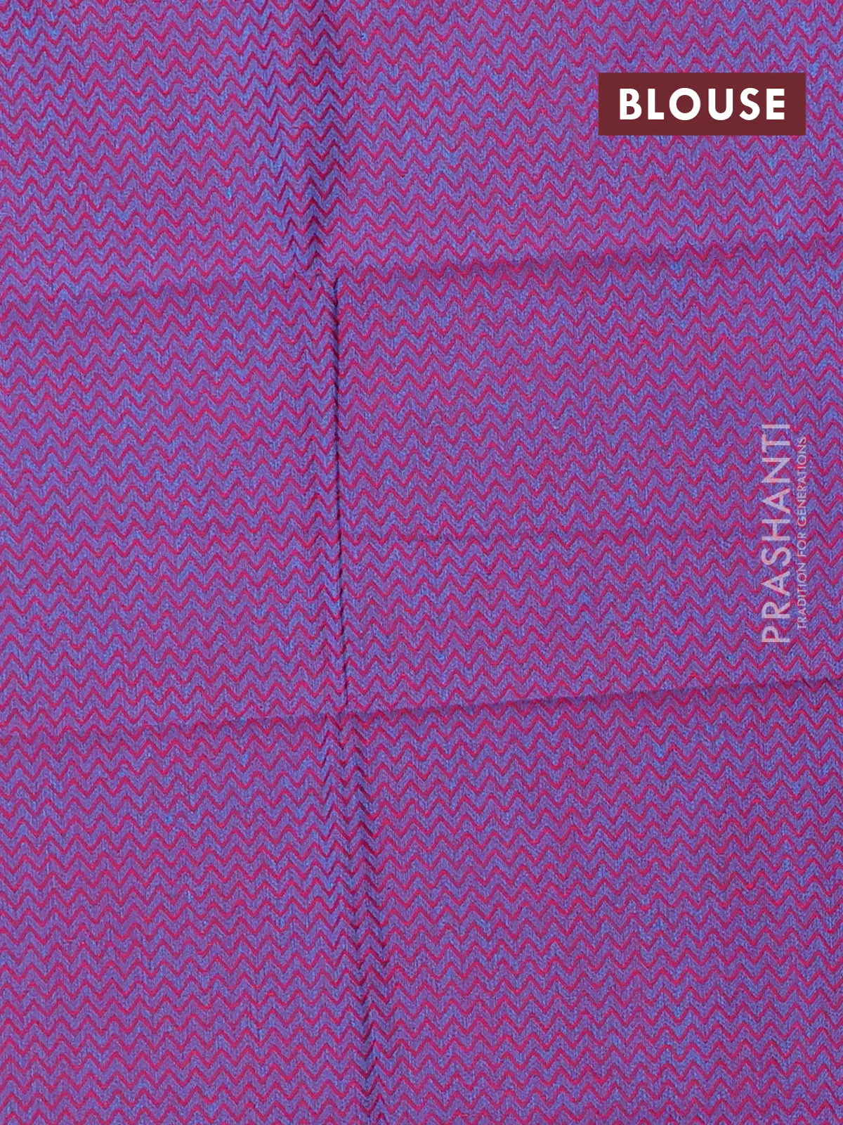 Chettinad cotton saree red and purple with thread woven buttas and thread woven border - Image 4