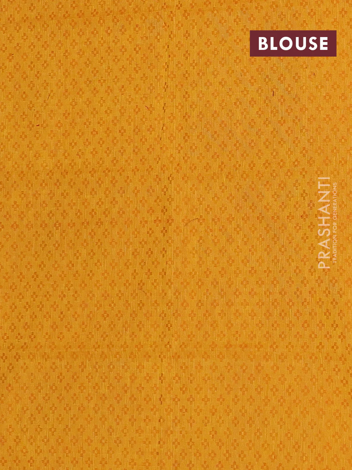 Chettinad cotton saree sandal and yellow with thread woven buttas and zari woven border - Image 4