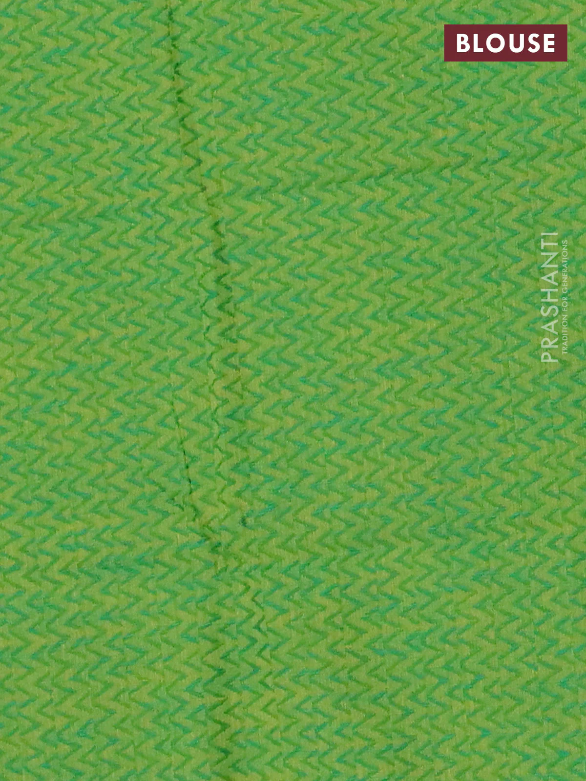 Chettinad cotton saree yellow and green with thread woven buttas and temple zari woven border - Image 4