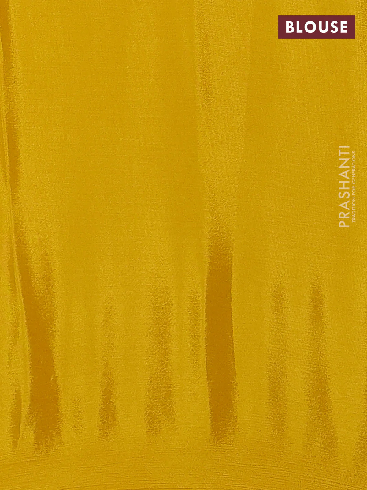 Chiffon silk saree mustard yellow with floral embroidery and lace work border - Image 3