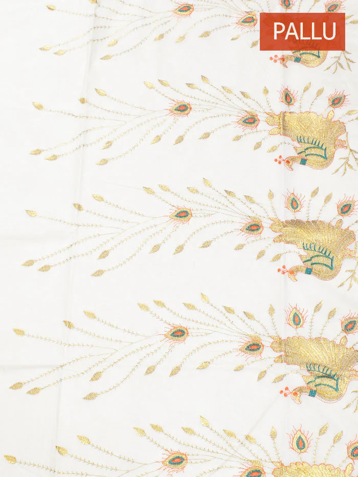 Coimbatore Cotton Kerala Kasavu Cotton Saree - Image 3