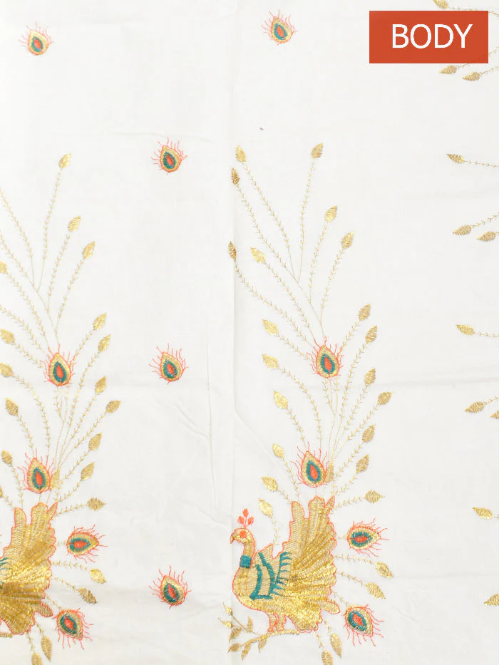 Coimbatore Cotton Kerala Kasavu Cotton Saree - Image 4