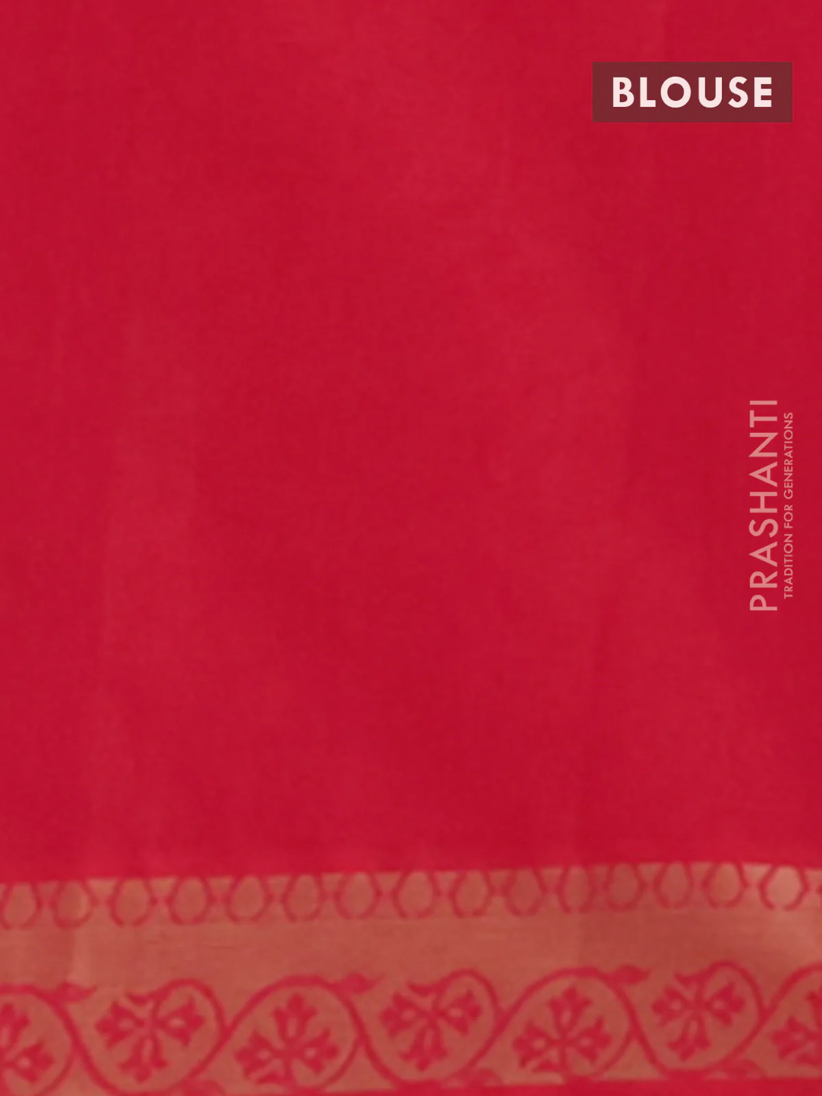 Coimbatore cotton saree pink with allover self emboss and thread woven border - Image 4